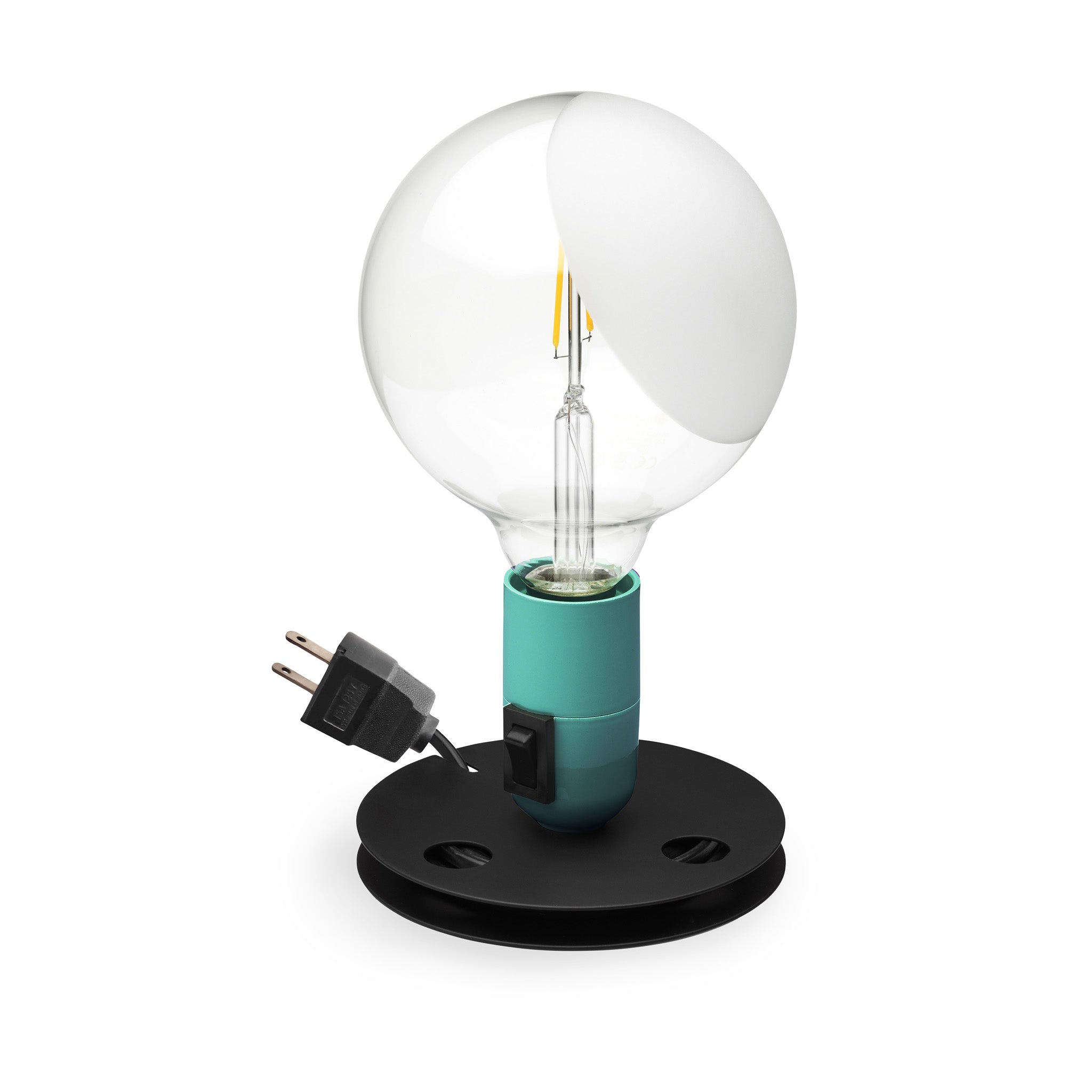 Lampadina LED Table Lamp by Achille Castiglioni - White Bulb Design