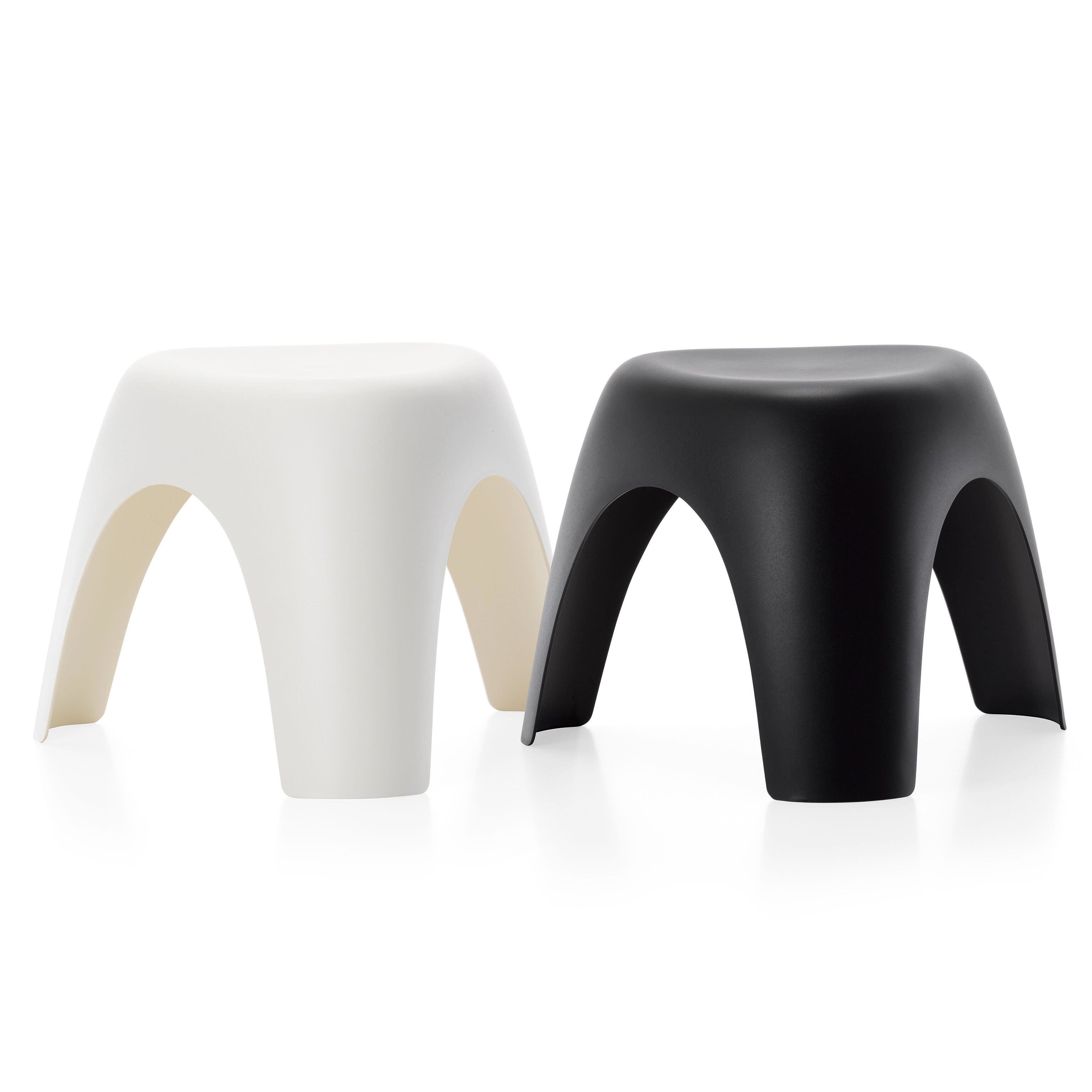 Vitra Elephant Stool - Stackable Black Design Stool