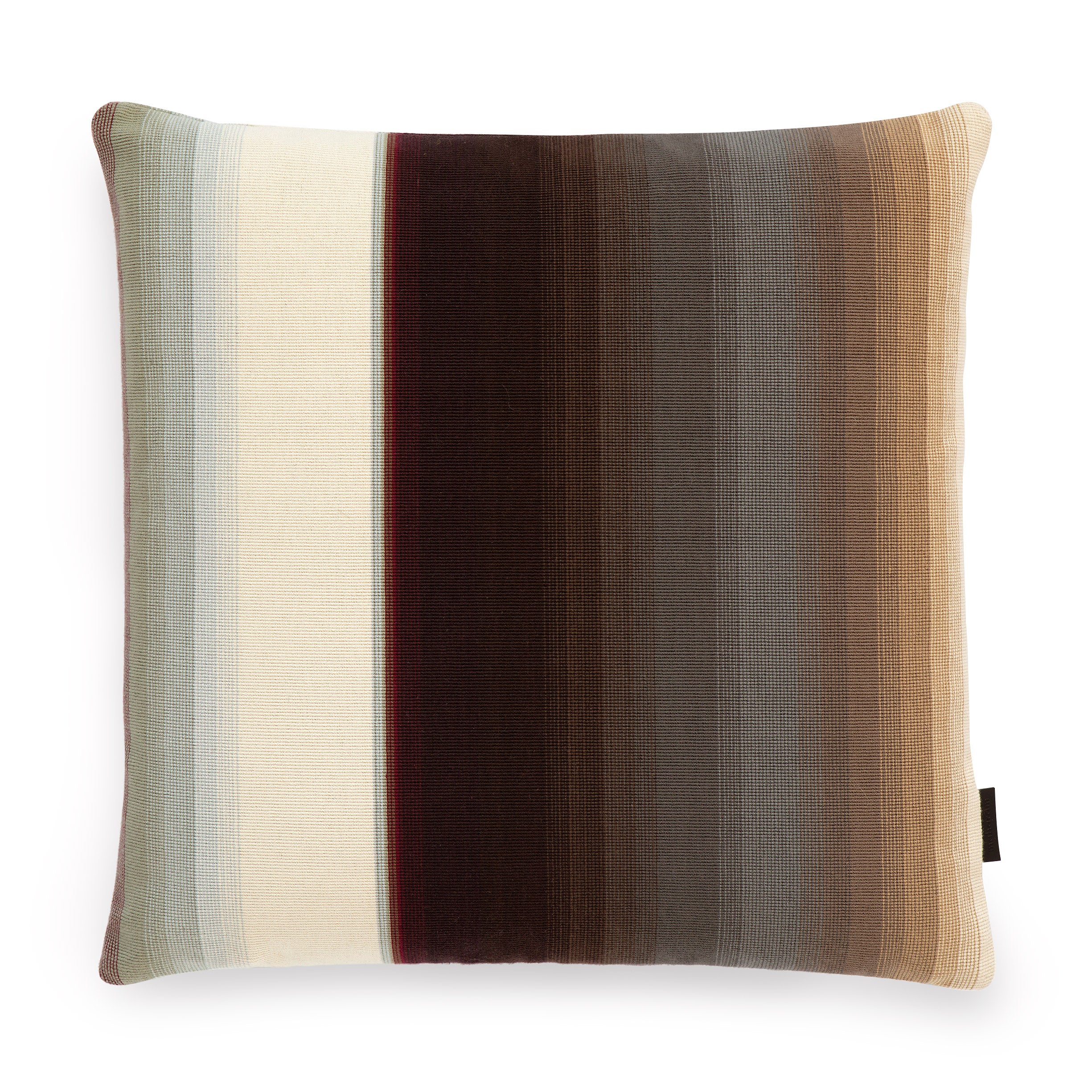 Paul Smith Maharam Blended Stripe Cotton Pillow - Down & Feather Insert