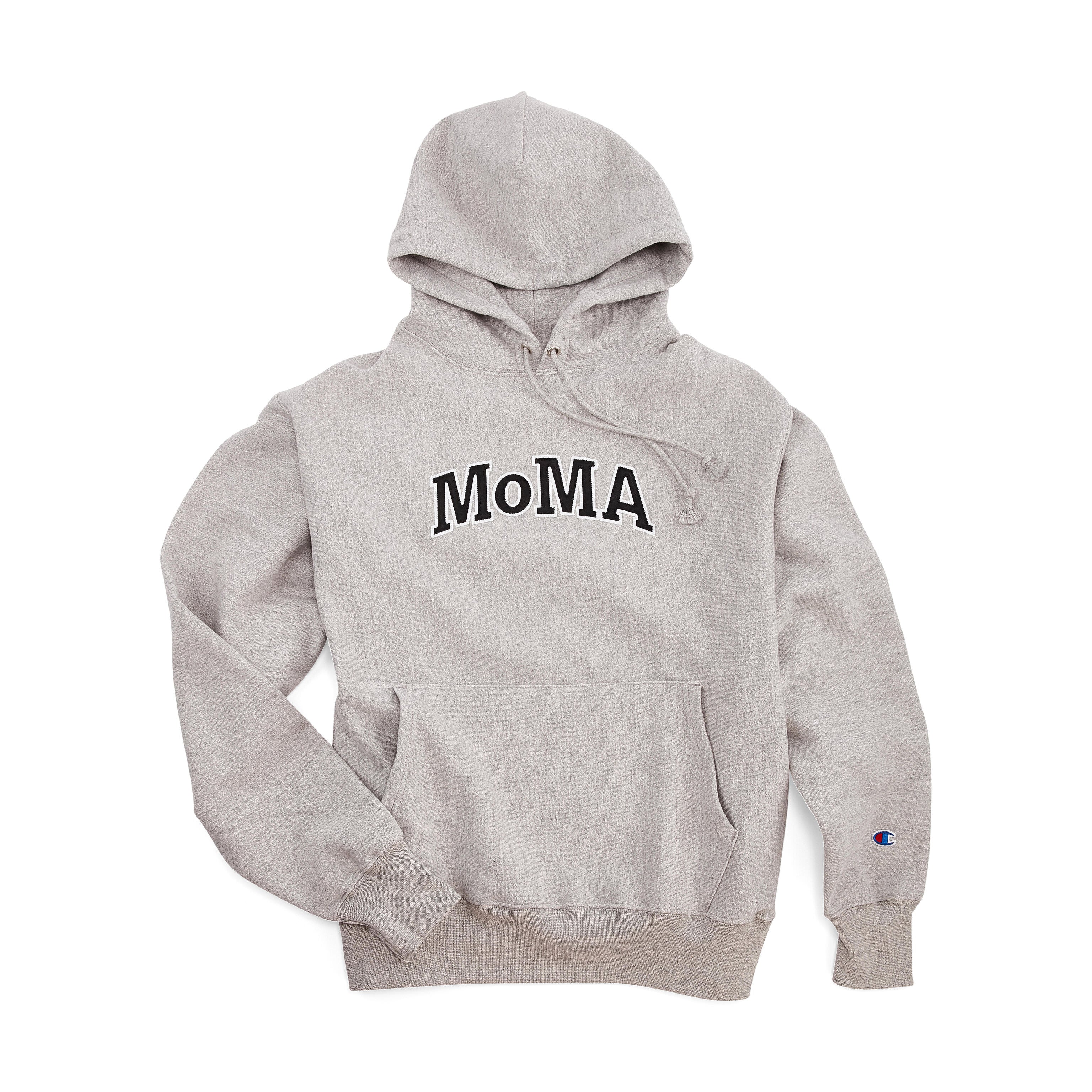 Champion MoMA Hoodie Sweatshirt - Oxford Gray