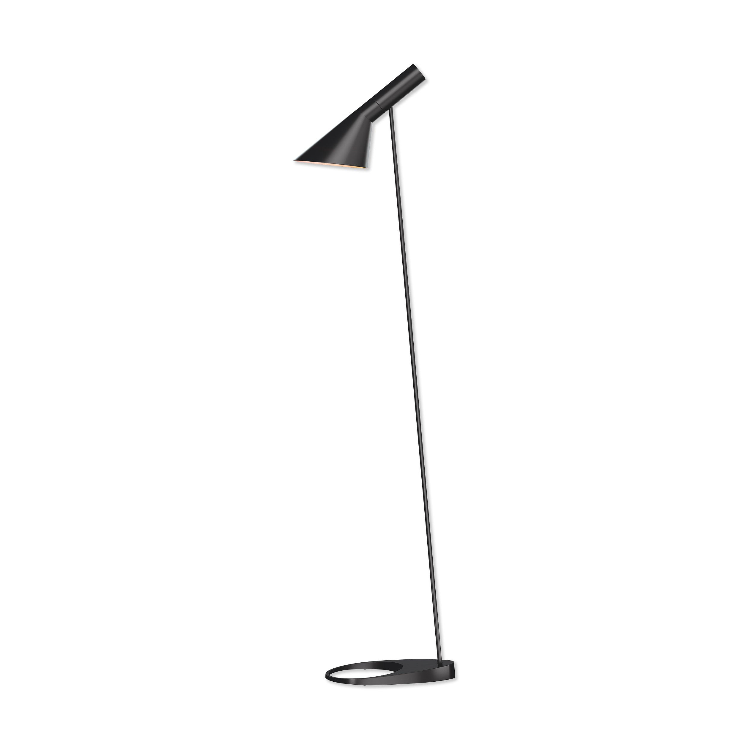 Arne Jacobsen AJ Black Floor Lamp for Reading