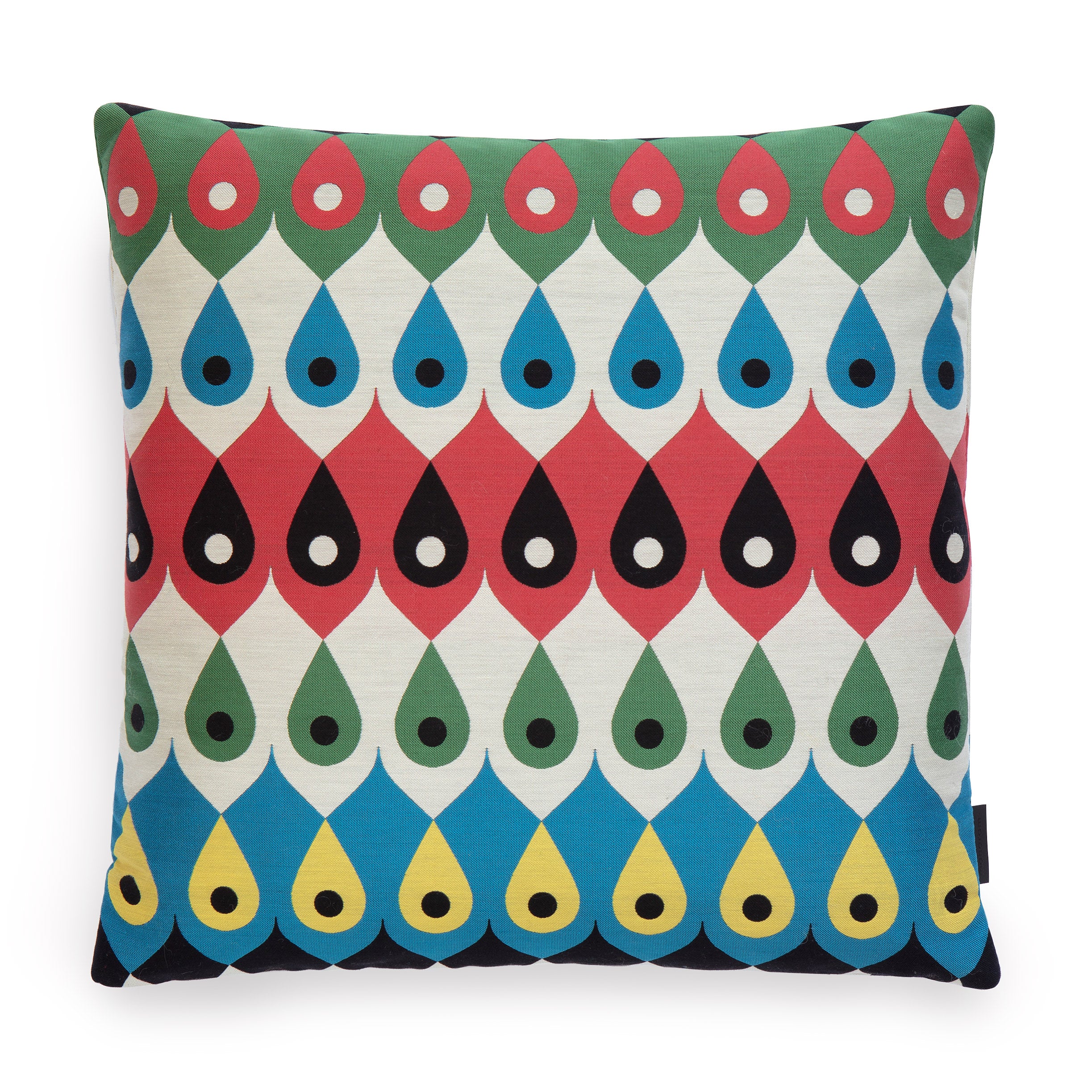 Maharam Amulet Cotton Pillow by Sonnhild Kestler - 17x17"