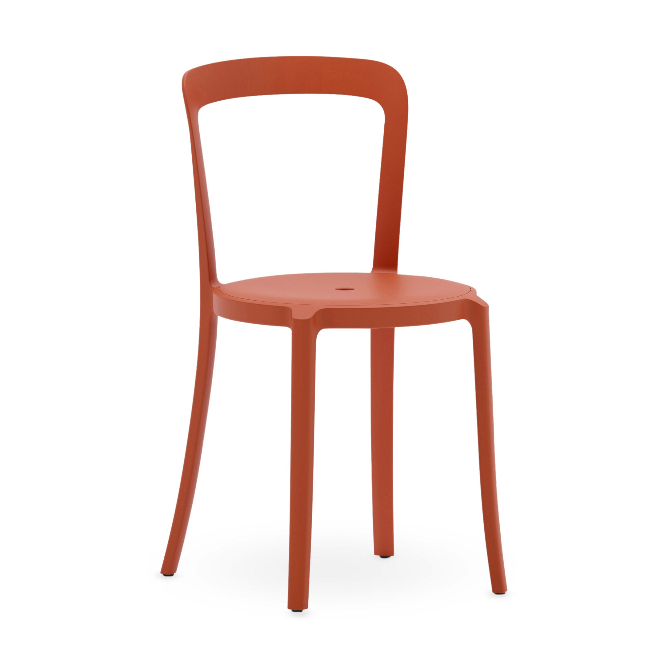 Emeco Recycled Stackable Chair - Coral Orange Indoor Outdoor