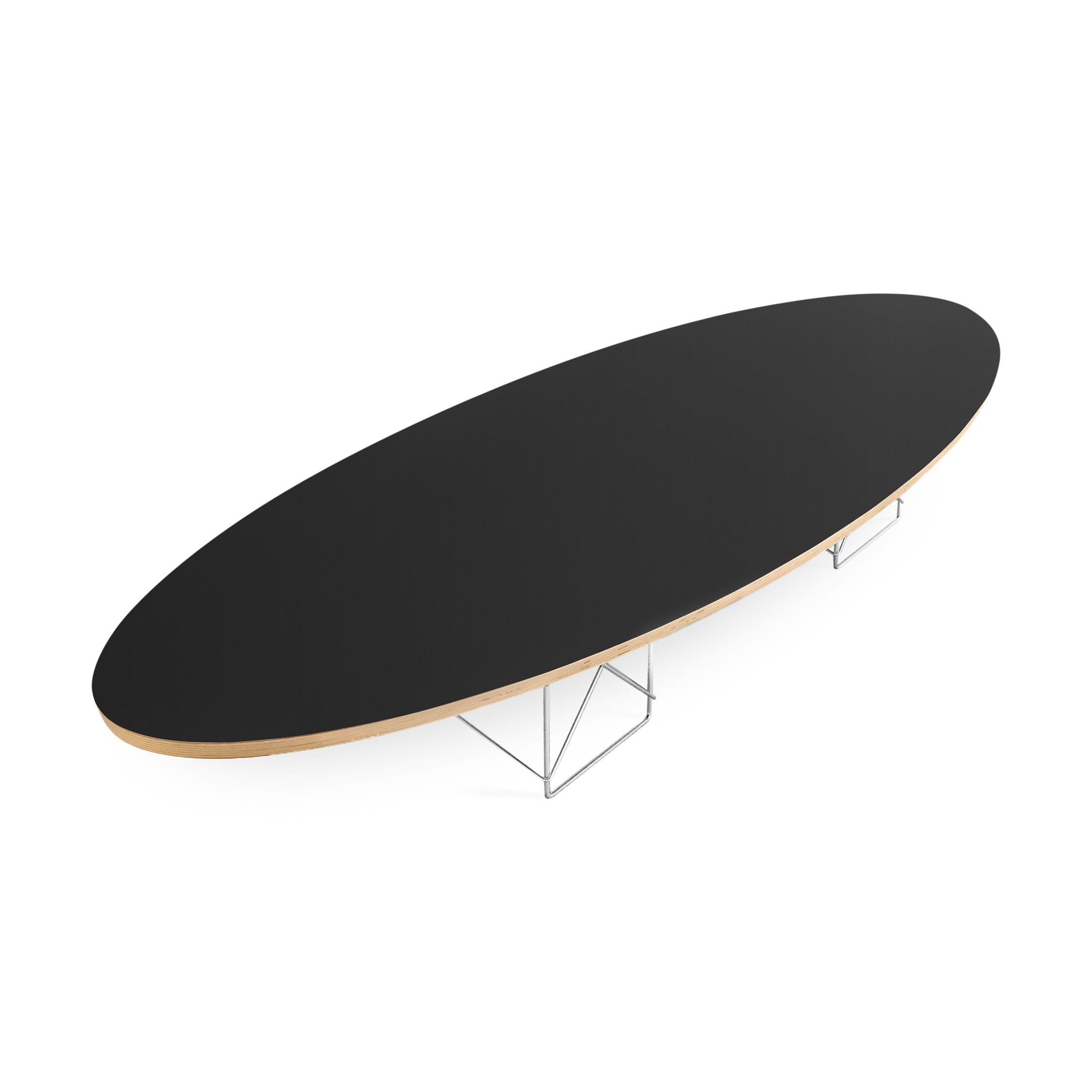 Herman Miller Eames Elliptical Surfboard Table - Black