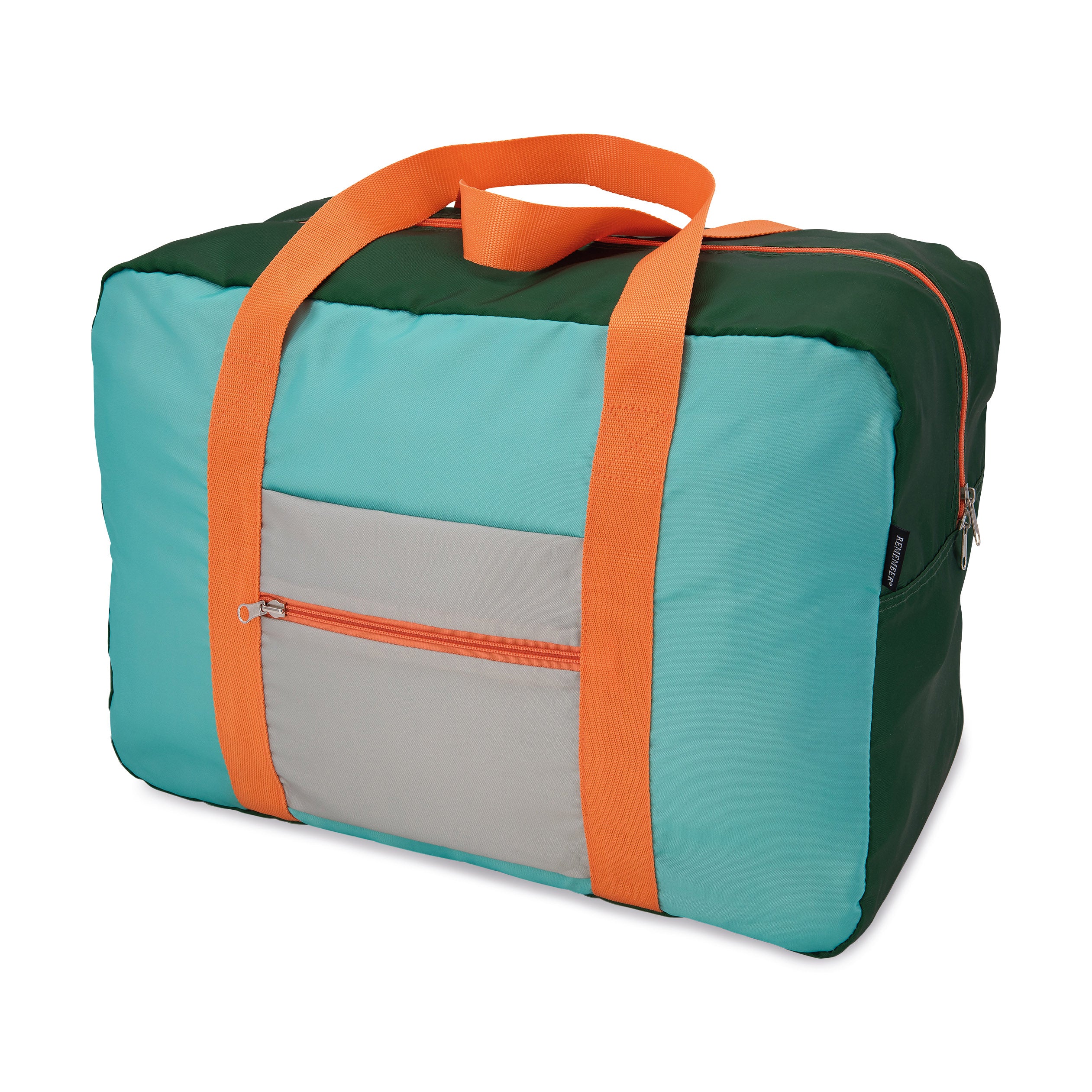 Remember Water-Resistant Foldable Duffle Bag for Gym & Travel - Green
