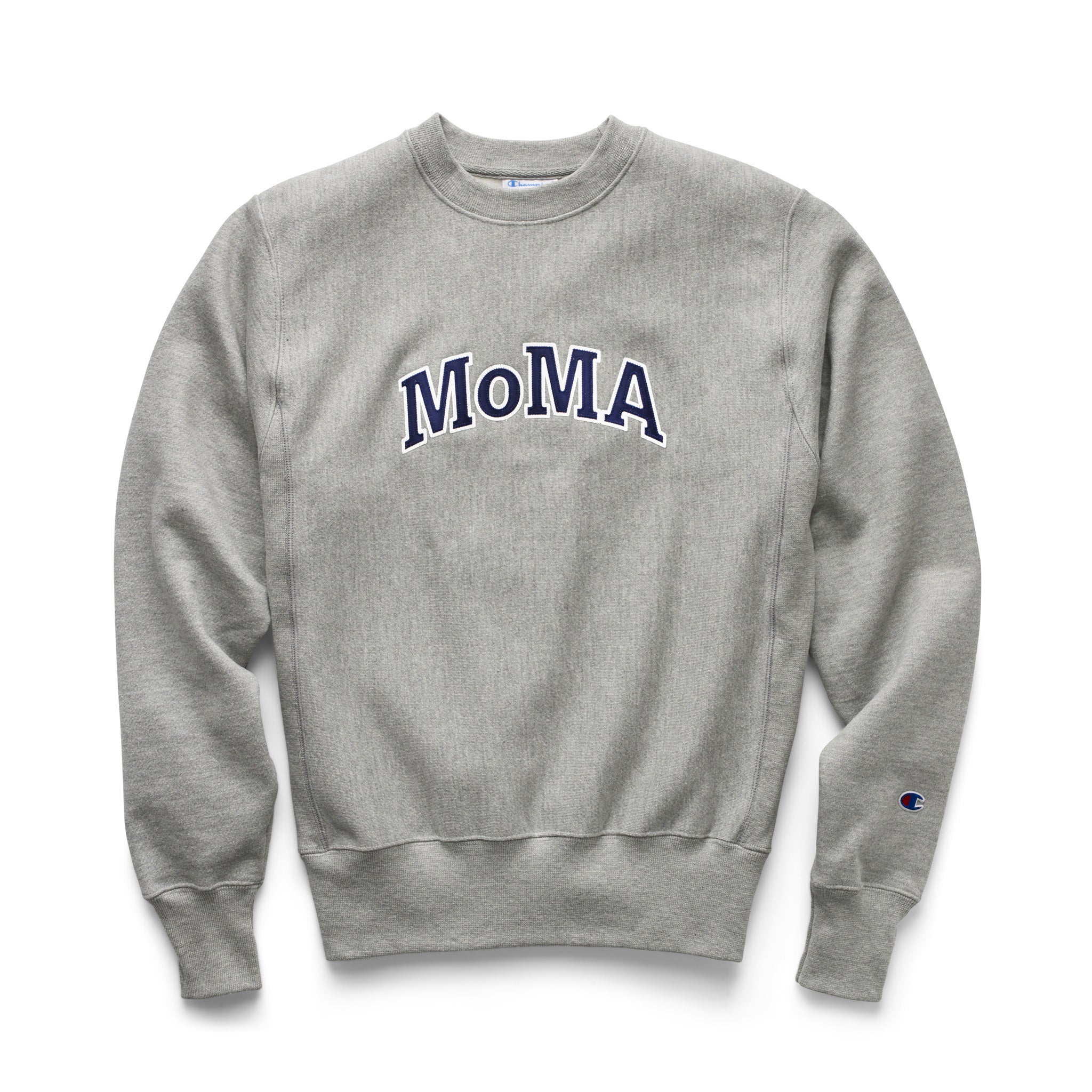 Champion MoMA Edition Reverse Weave Crewneck Sweatshirt - Oxford Gray