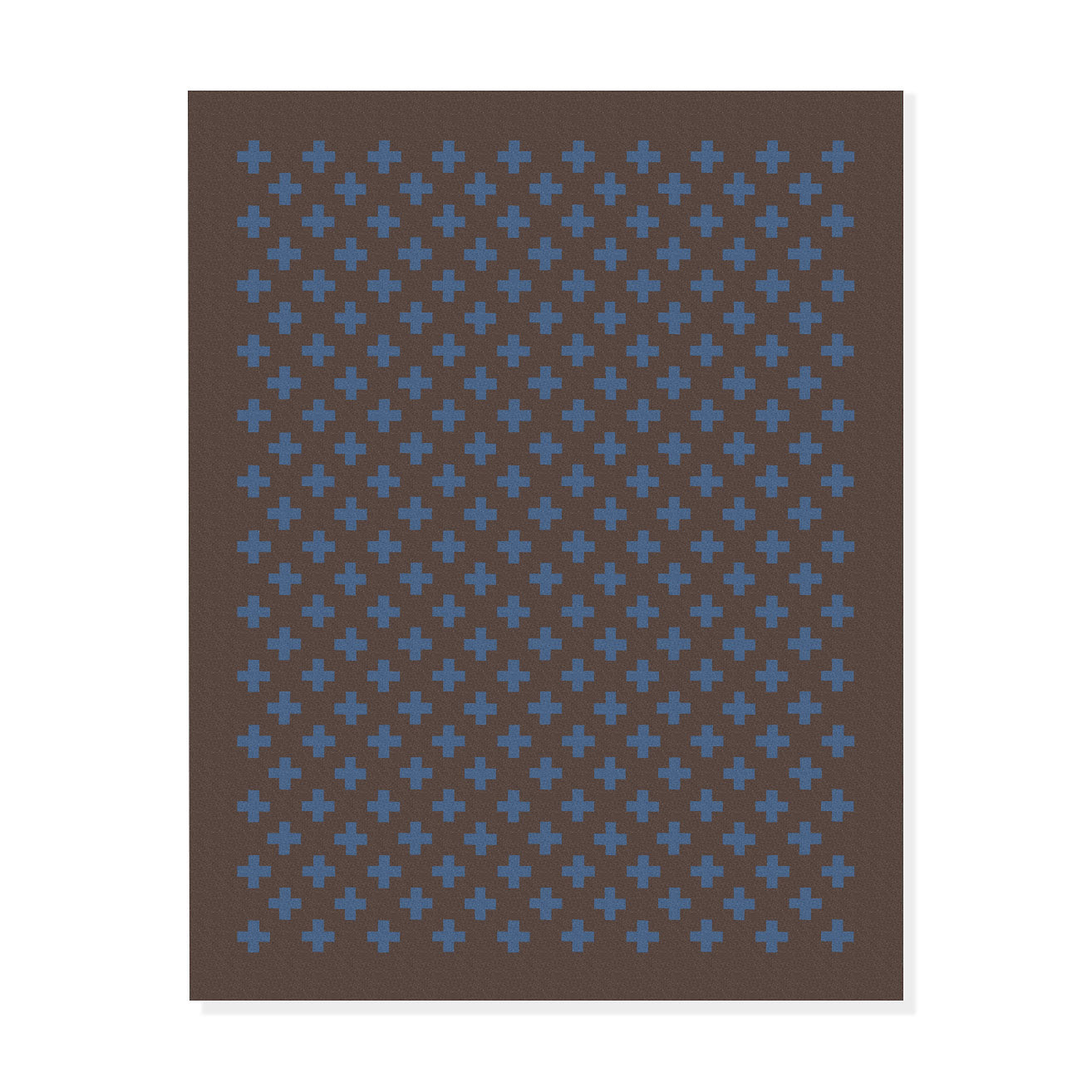 Maharam Alexander Girard Cotton Rug - Olive Aqua Mid-Century Design