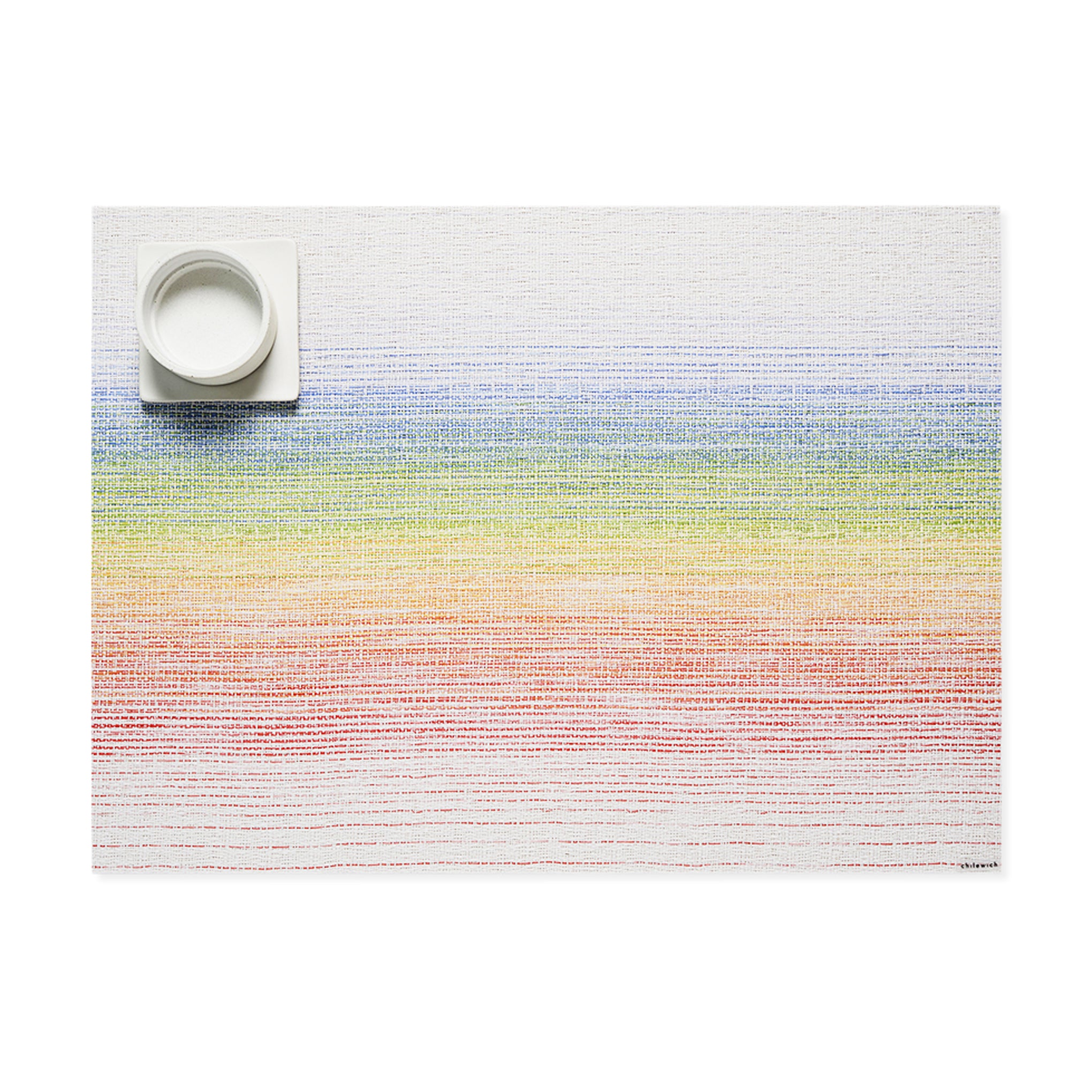 Chilewich Pride Ombre Placemat – LGBTQ+ Rainbow Flag Design