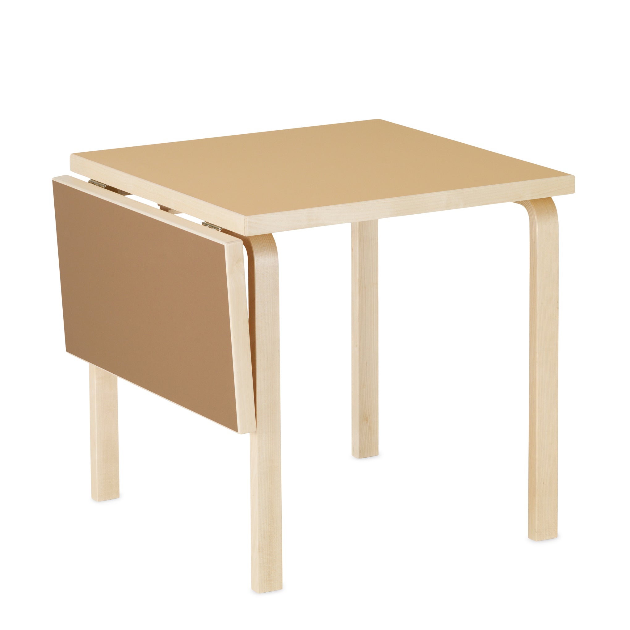 Artek Alvar Aalto Drop-Leaf Birch Table - Compact & Extendable