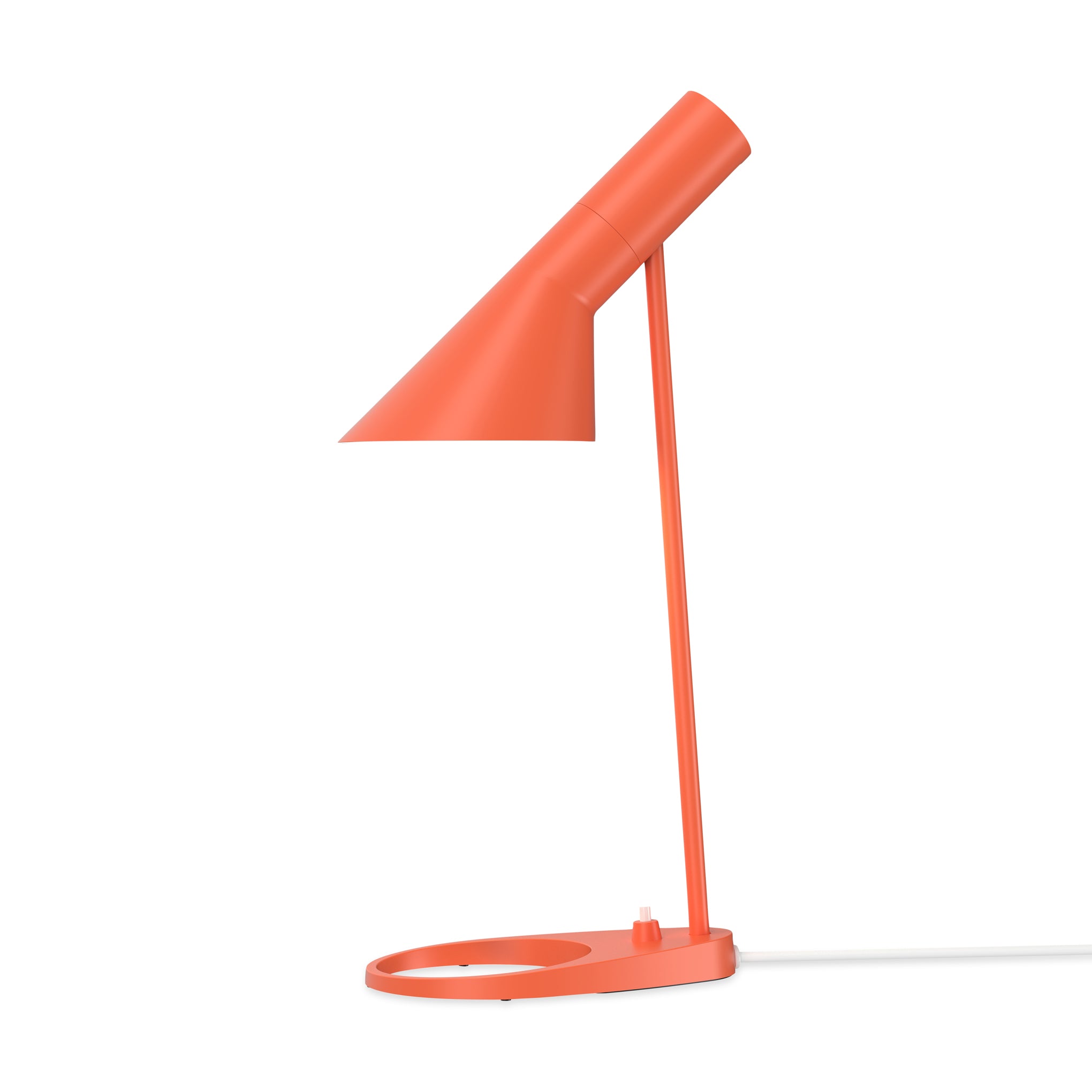 Arne Jacobsen AJ Mini Table Lamp - Mid-Century Modern Design, Electric Orange