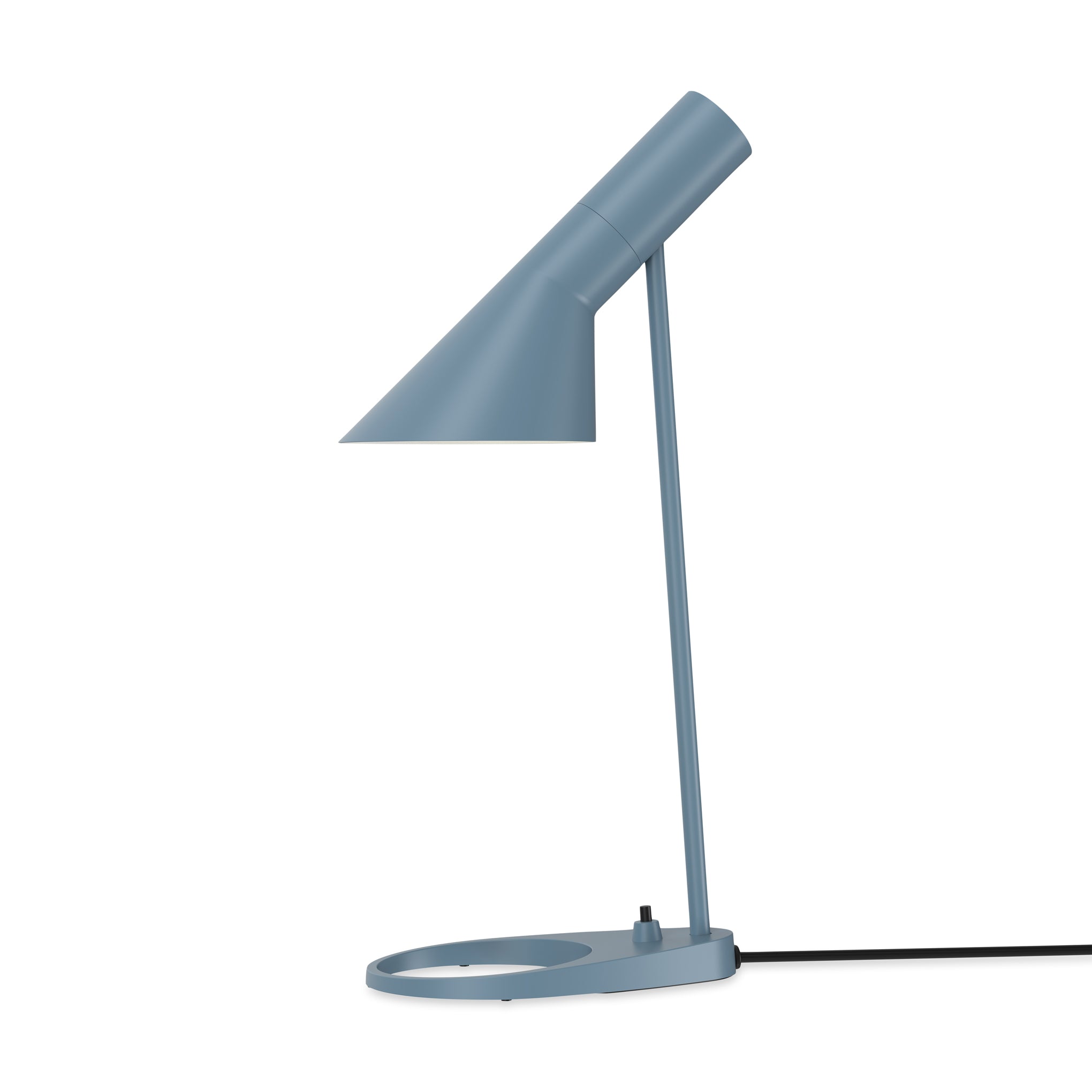 Arne Jacobsen AJ Mini Table Lamp - Mid-Century Modern Design, Dusty Blue