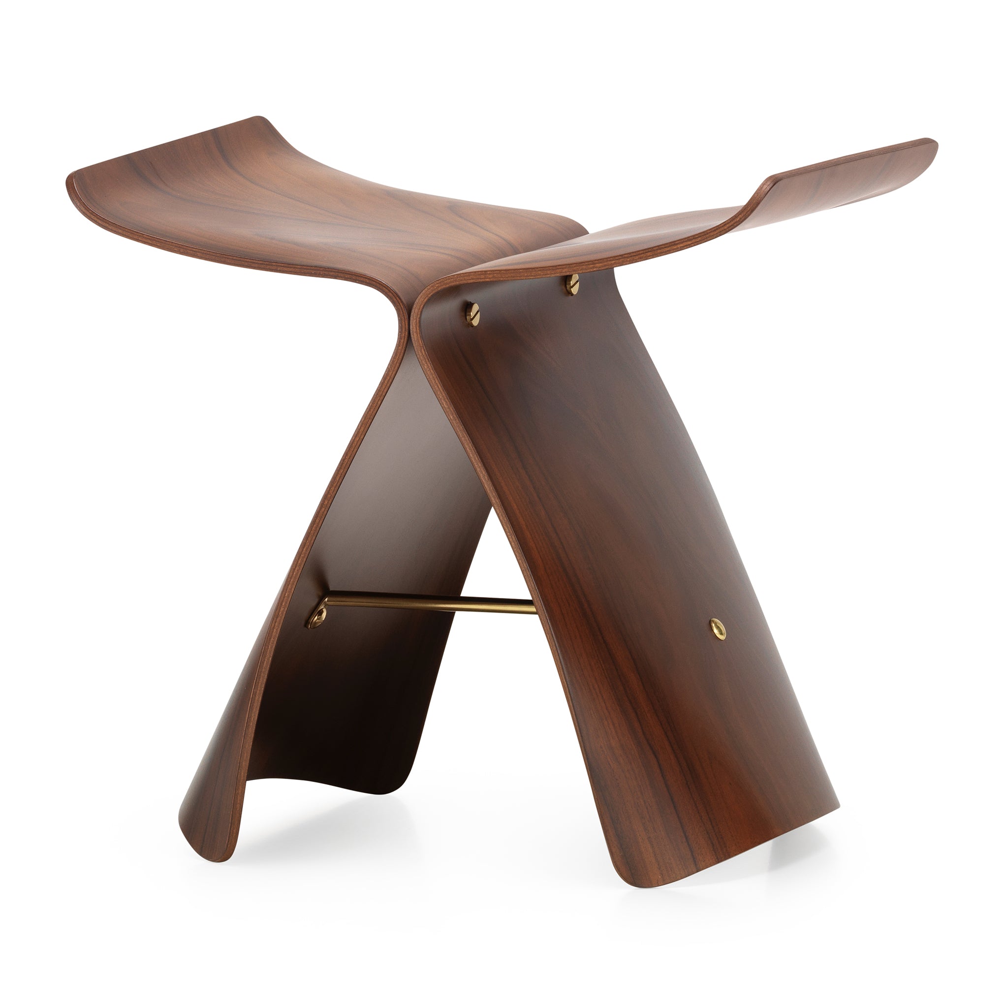 Sori Yanagi Butterfly Stool - Rosewood Plywood Design