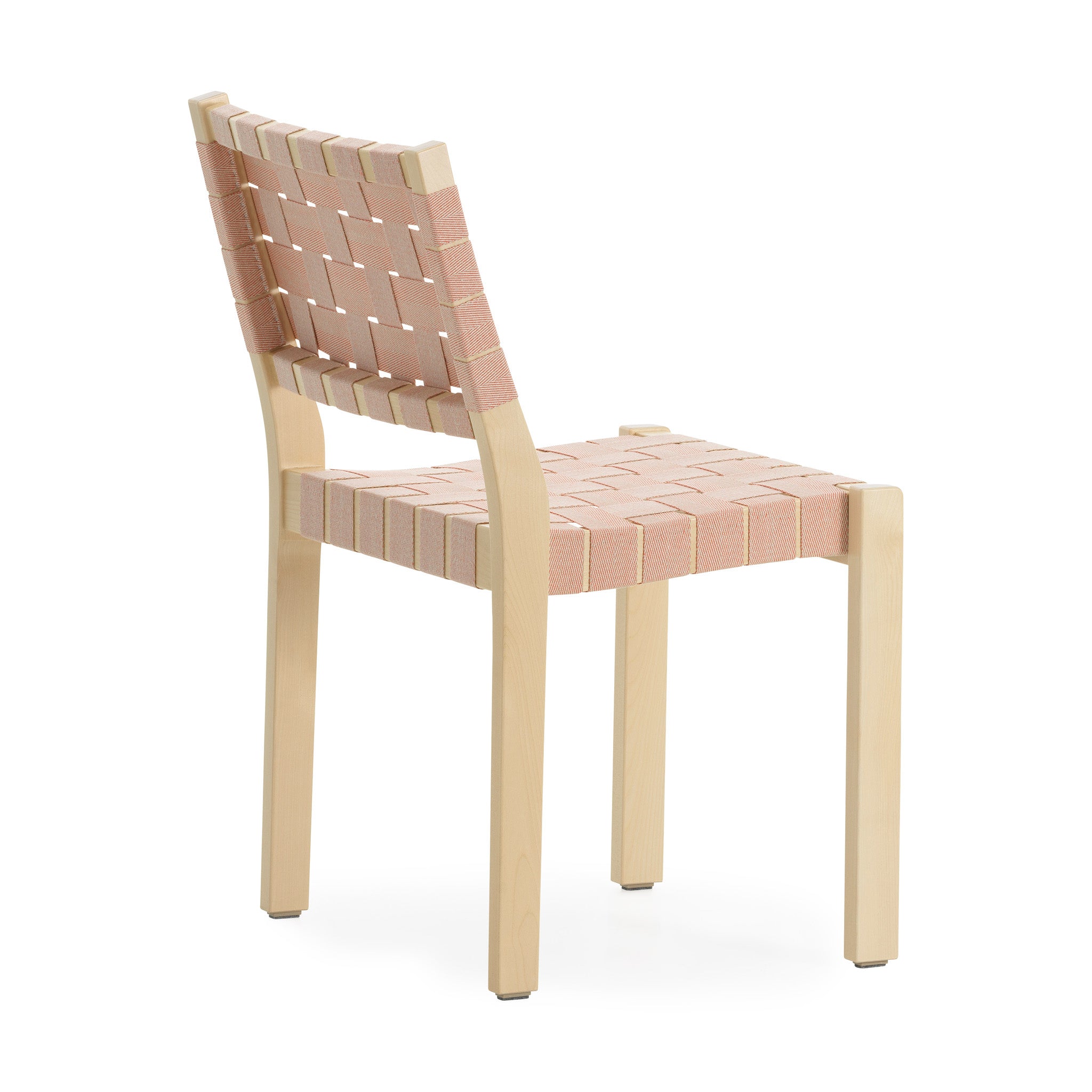 Artek Aalto 611 Stackable Chair - Light Grey Linen