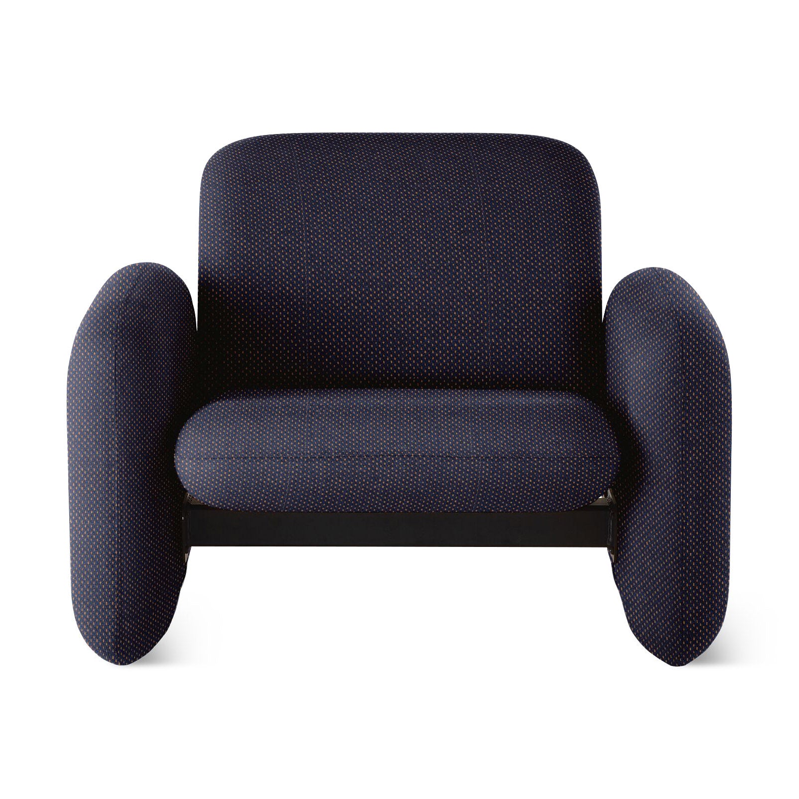 Herman Miller Wilkes Modular Armchair - Dressage Navy Upholstery