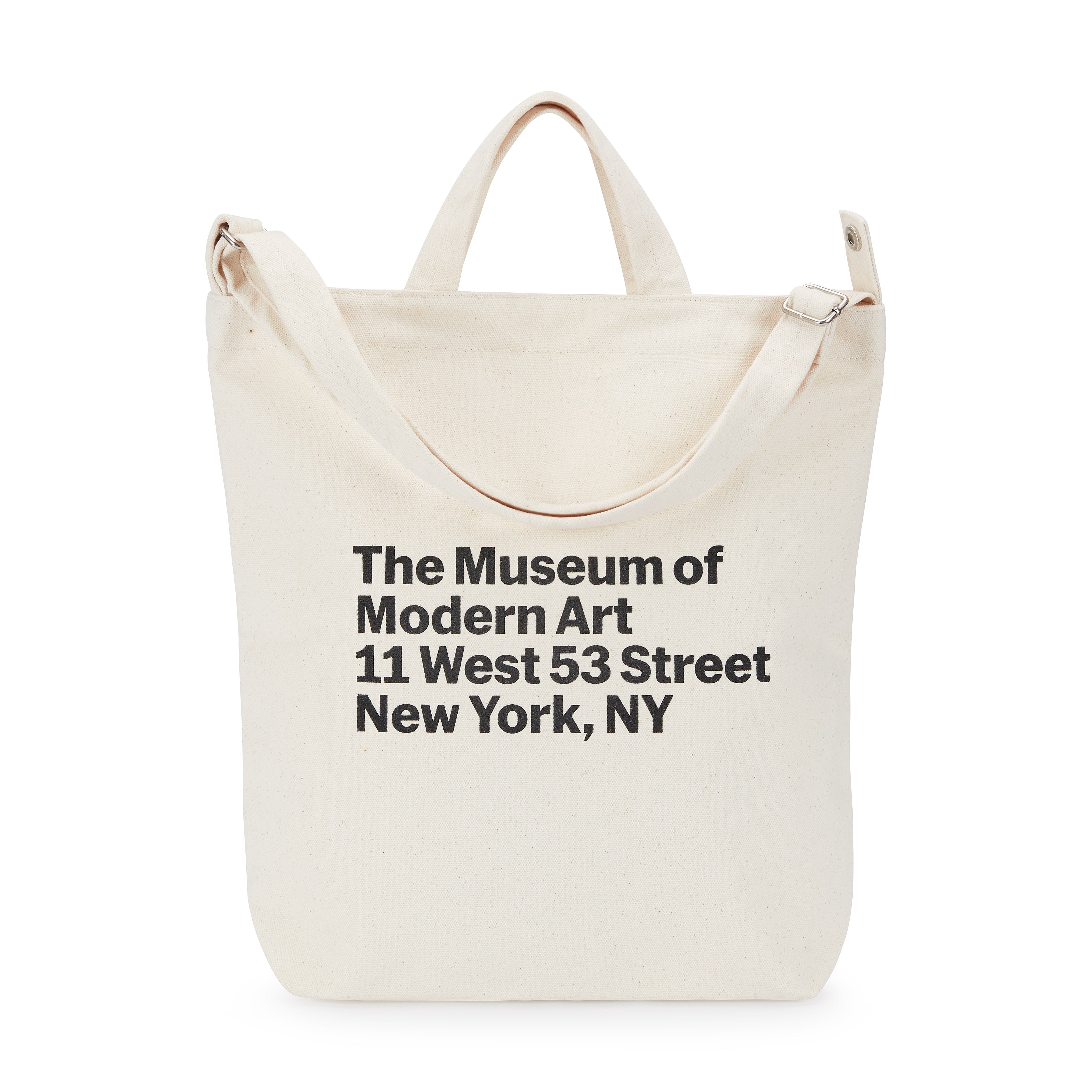 Baggu Recycled Cotton Tote Bag - MoMA Exclusive Black Canvas