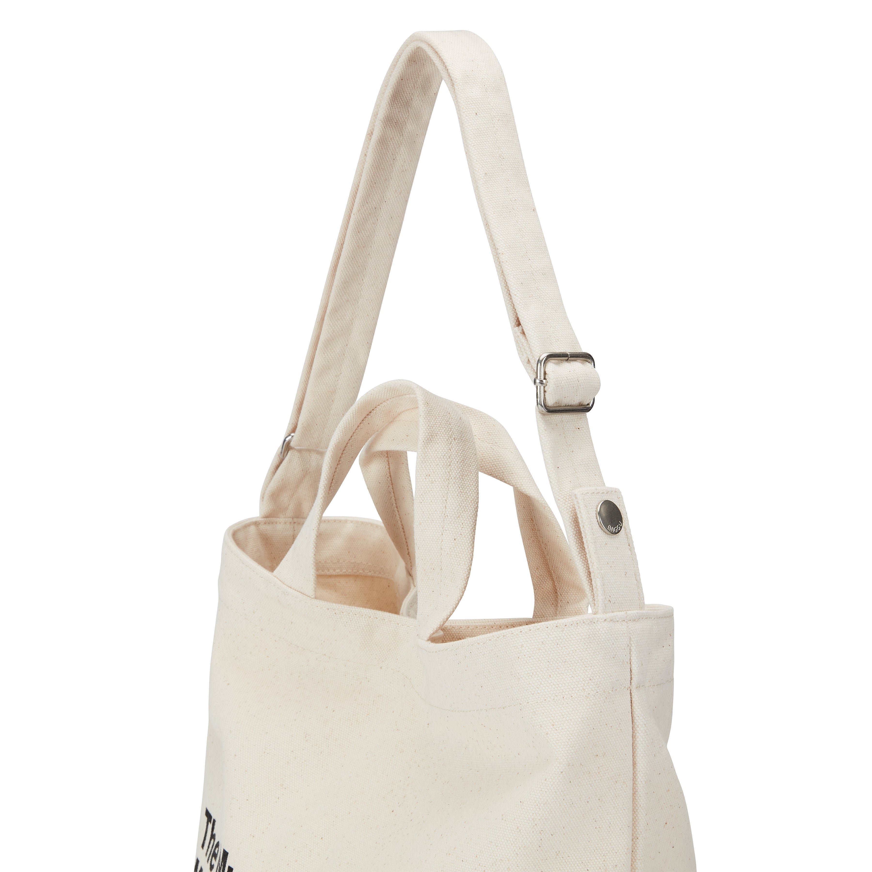 Baggu Recycled Cotton Tote Bag - MoMA Exclusive Black Canvas