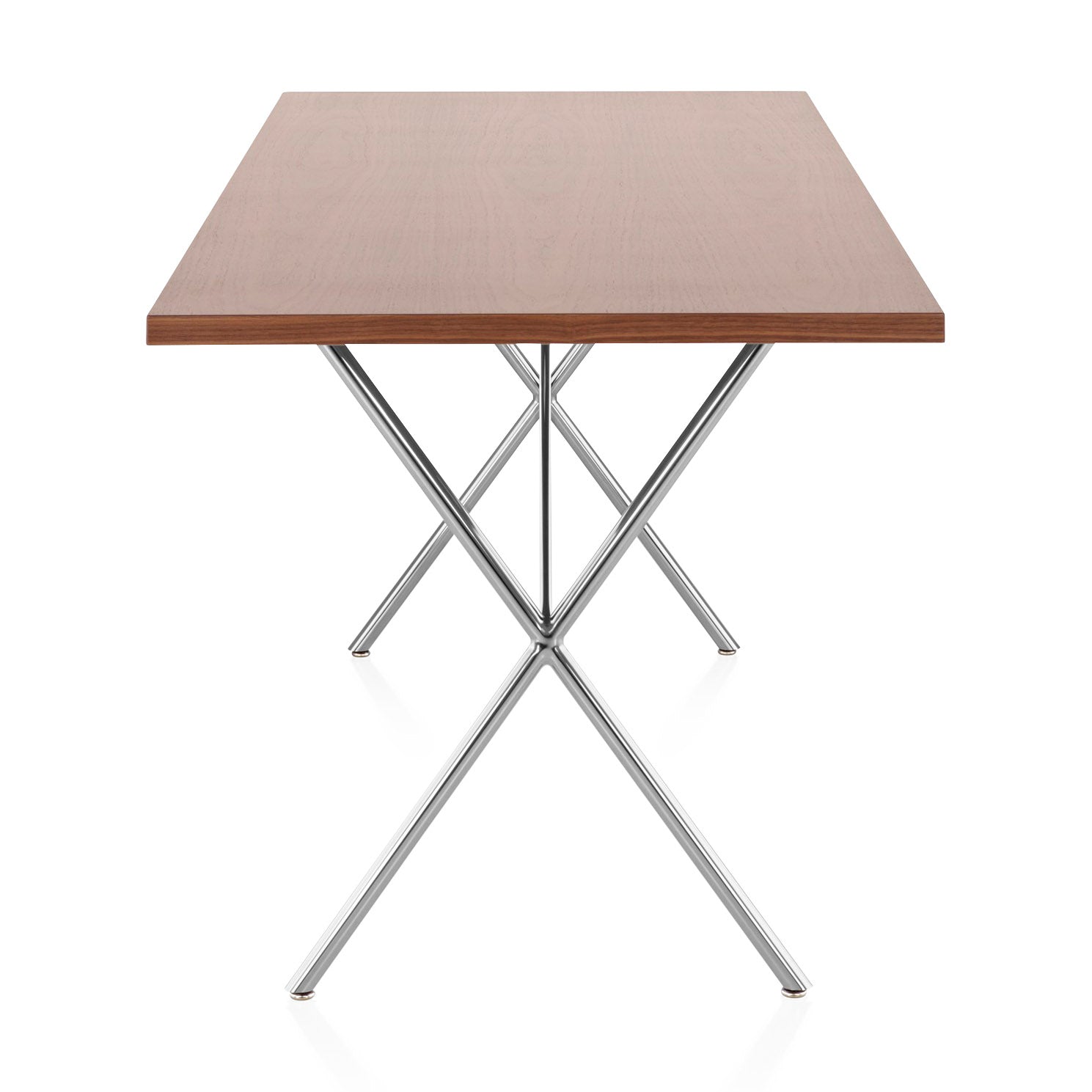 George Nelson X-Leg Walnut Dining Table by Herman Miller