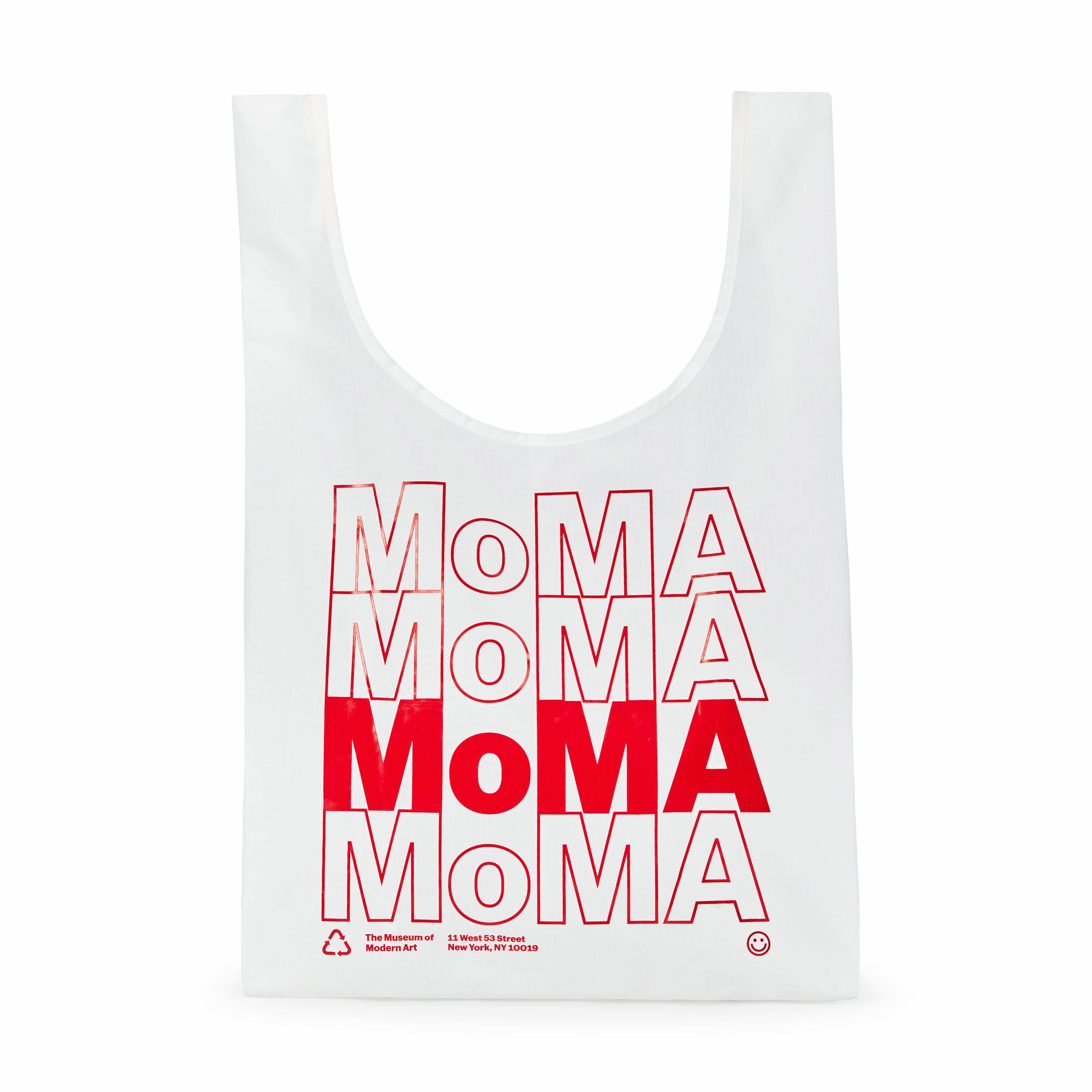Baggu Recycled Nylon Tote Bag - Eco-Friendly MoMA Exclusive