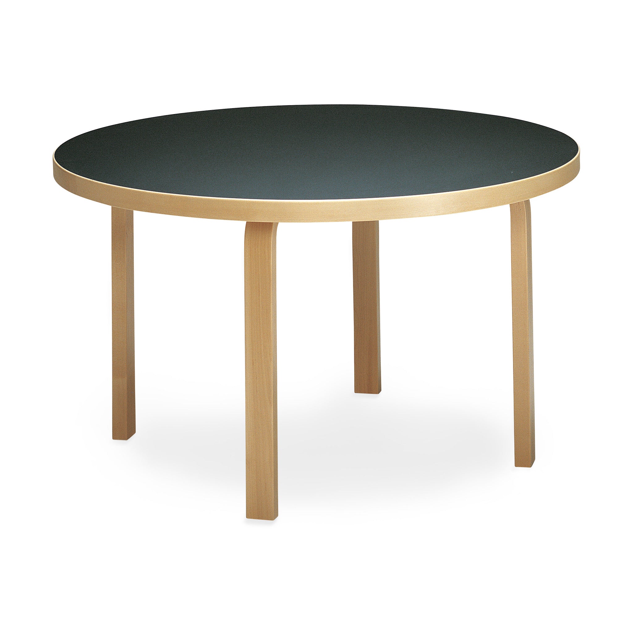 Artek Aalto Round Dining Table - Solid Birch Wood, 49.25"