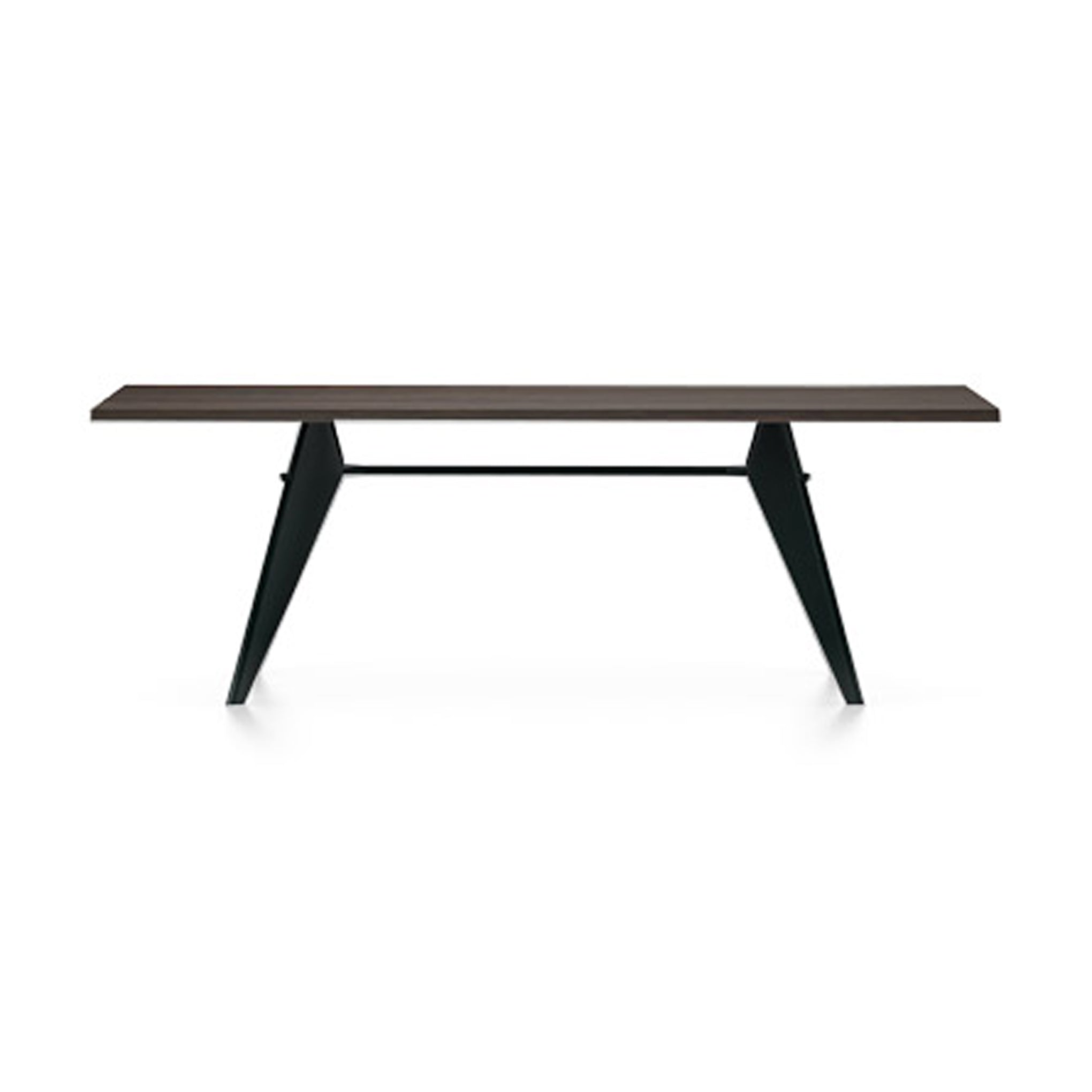 Vitra EM Wood-Top Dining Table in Smoked Oak - Mid-Century Modern Design