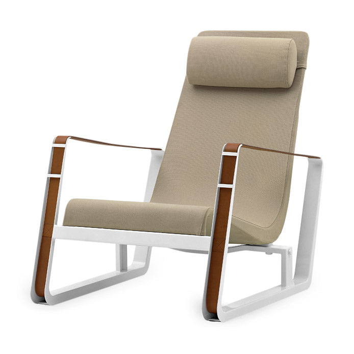 Vitra Cité Armchair - Leather & Steel Design by Jean Prouvé