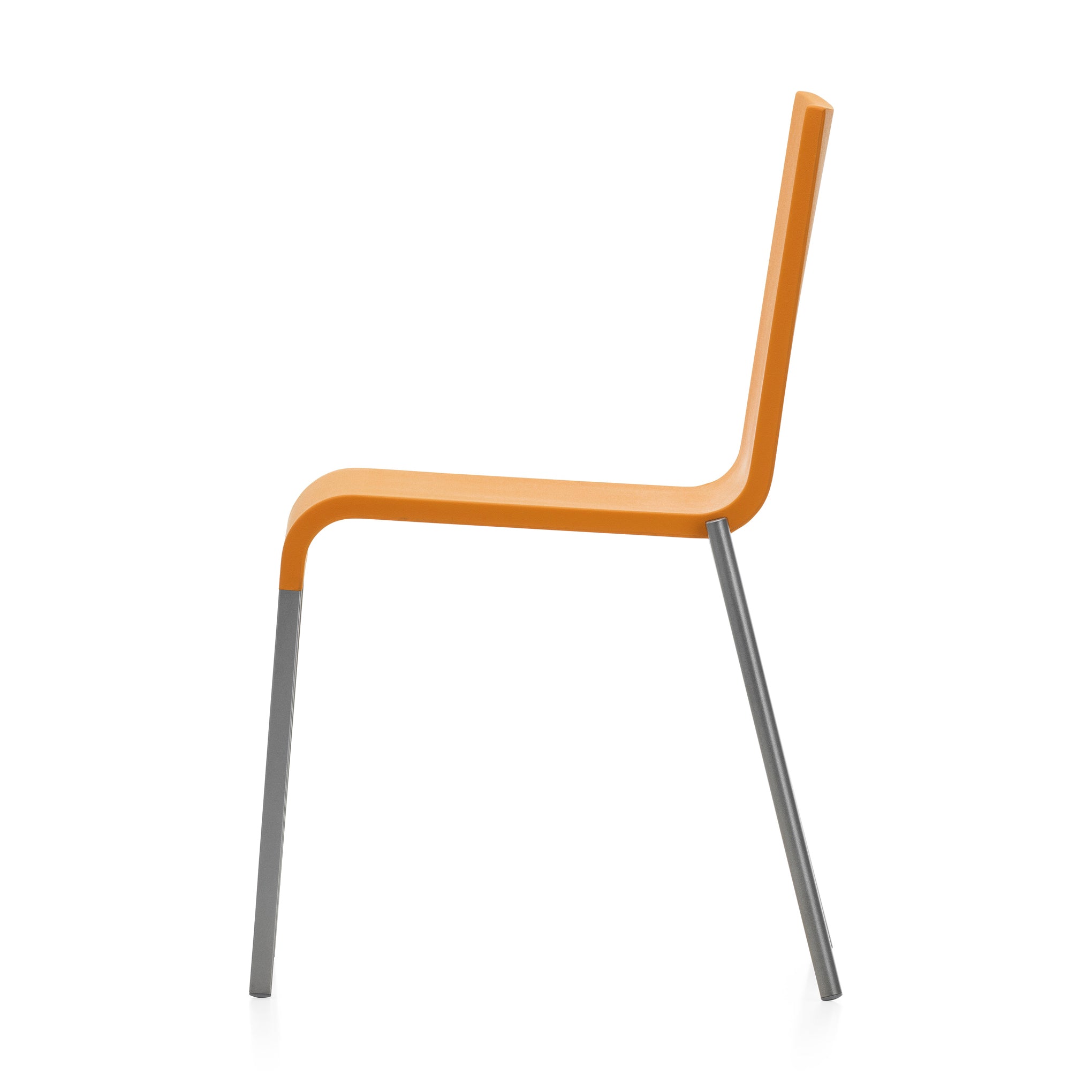 Vitra .03 Stacking Chair - Orange Modern Design for Offices