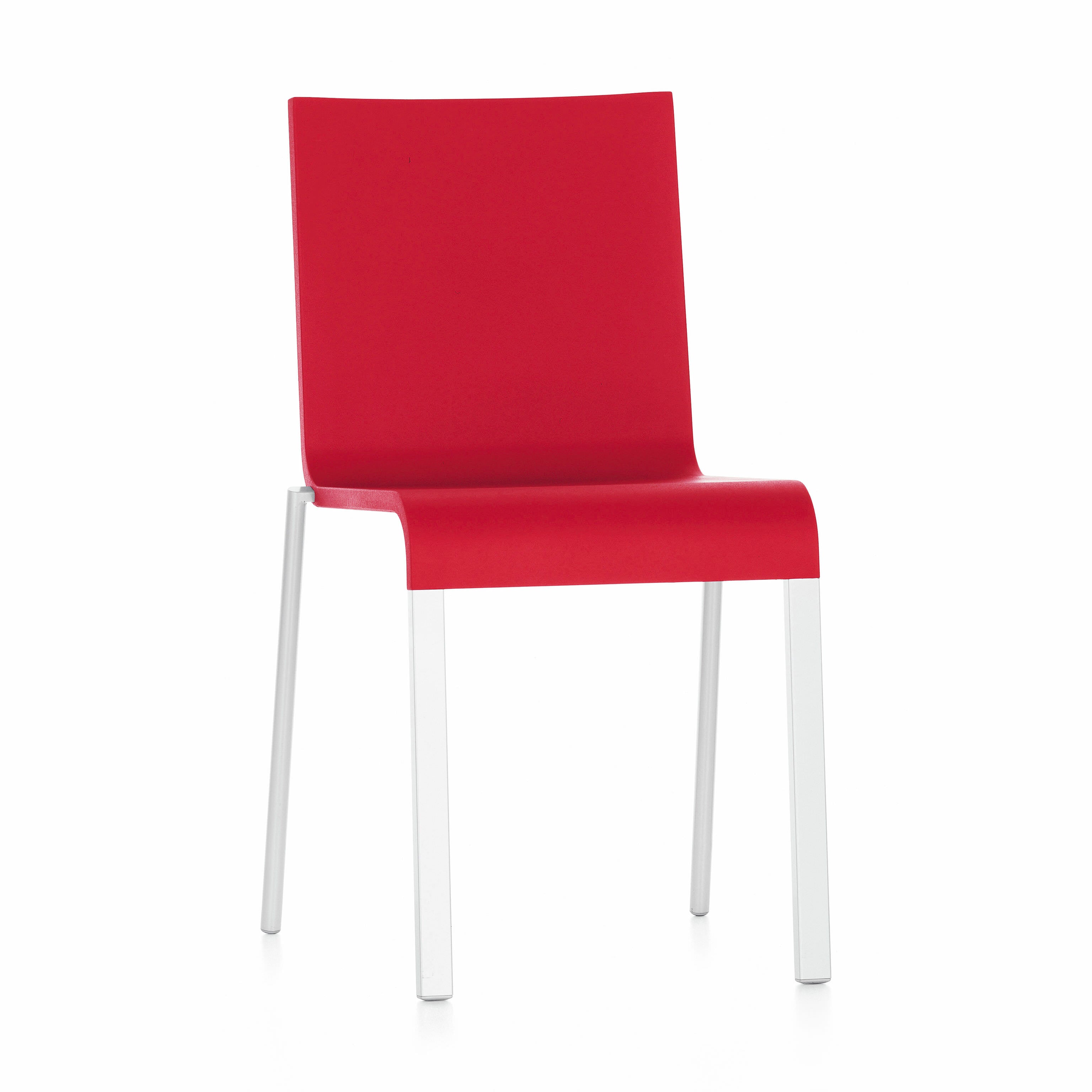 Vitra .03 Stacking Chair - Red Modern Office Seating