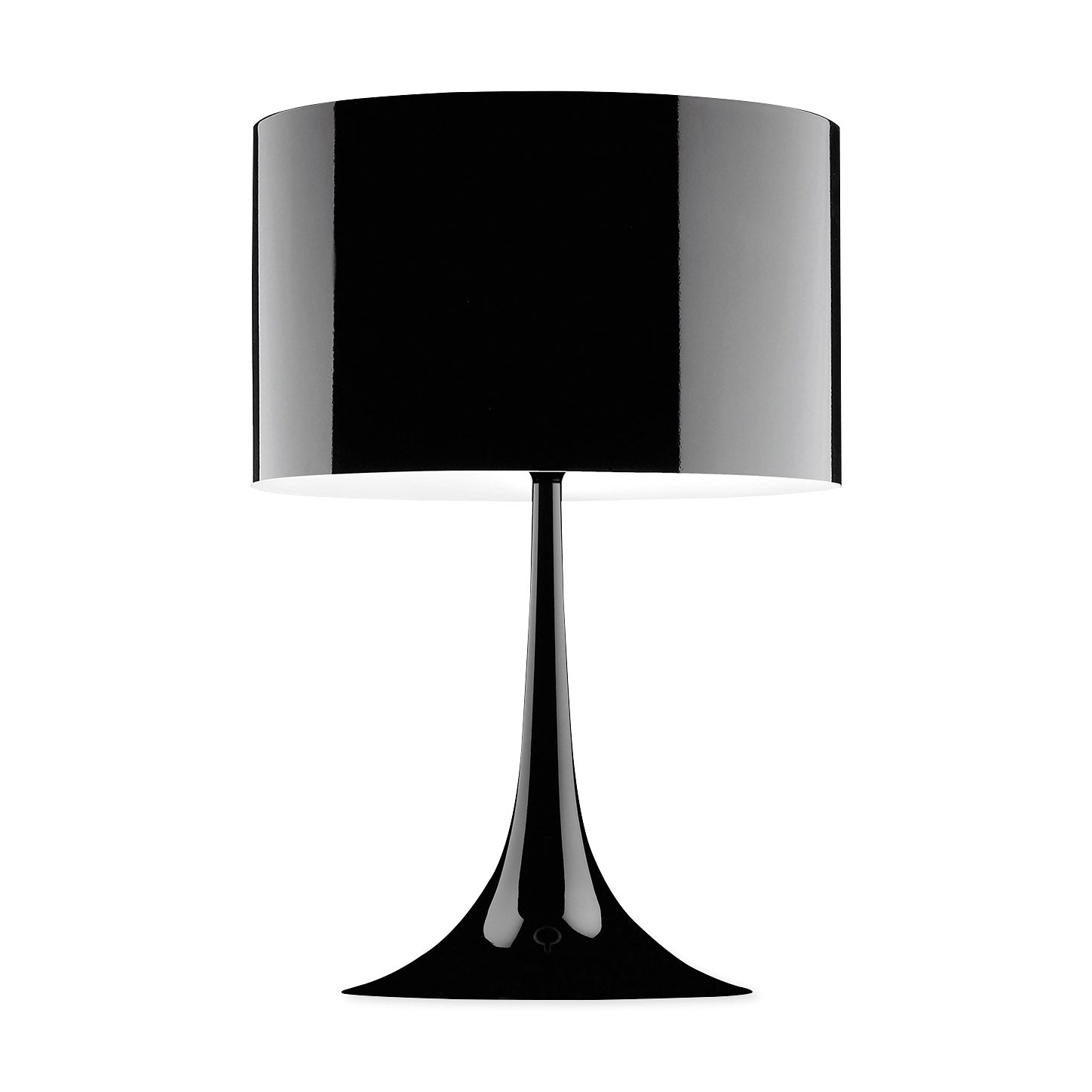 Flos Spun Table Lamp - Black Brass Design with Dimmer