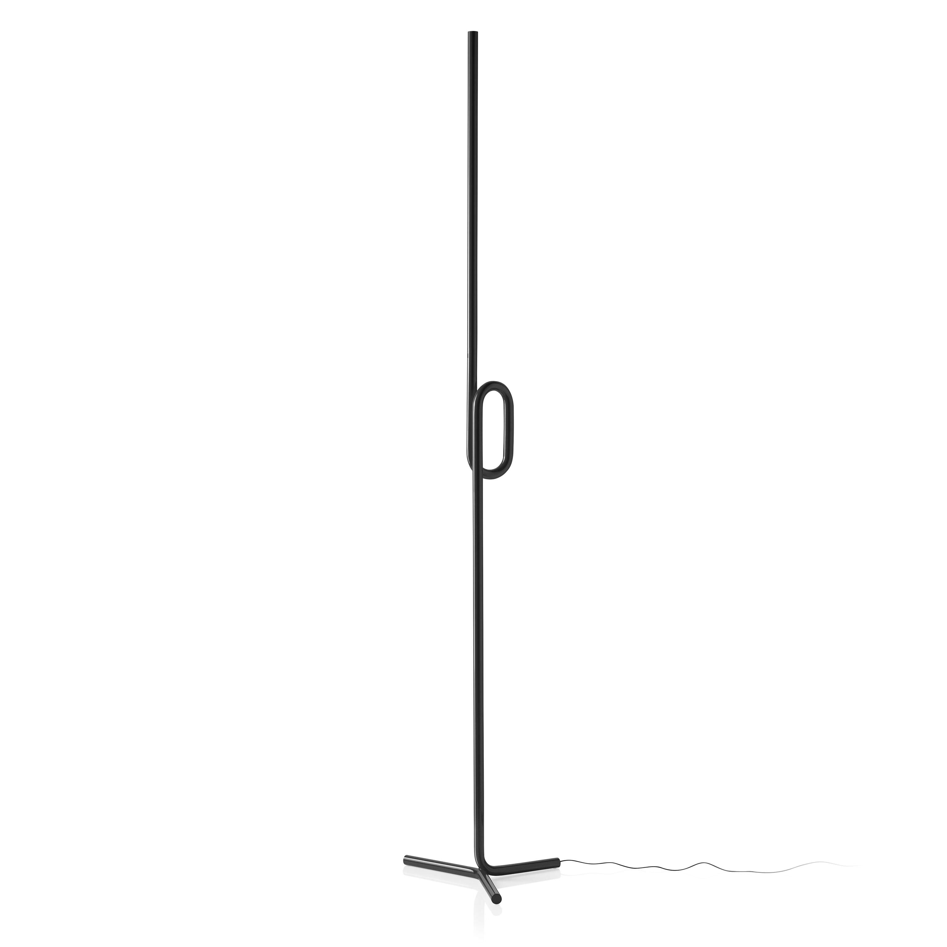 Foscarini Tobia Modern Black Floor Lamp with Dimmable LED