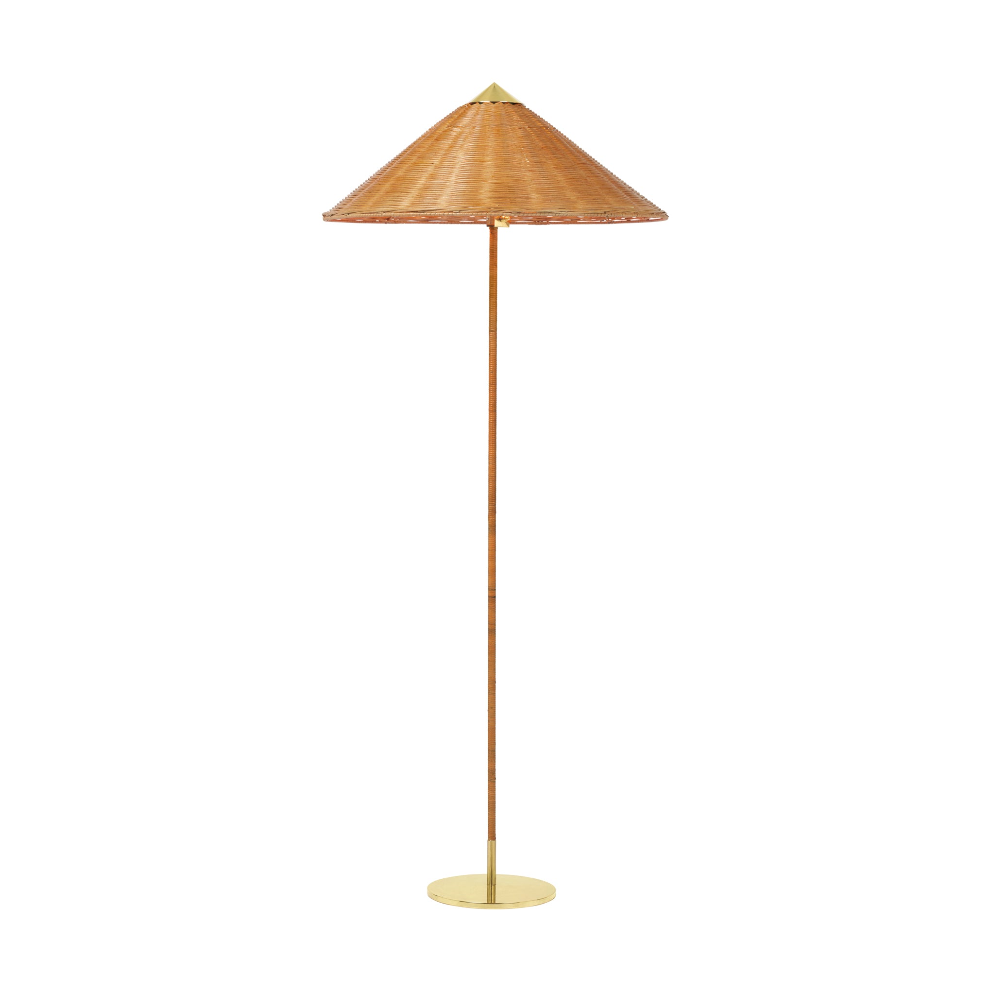 Paavo Tynell 9602 Wicker Floor Lamp - Hotel Aulanko Design