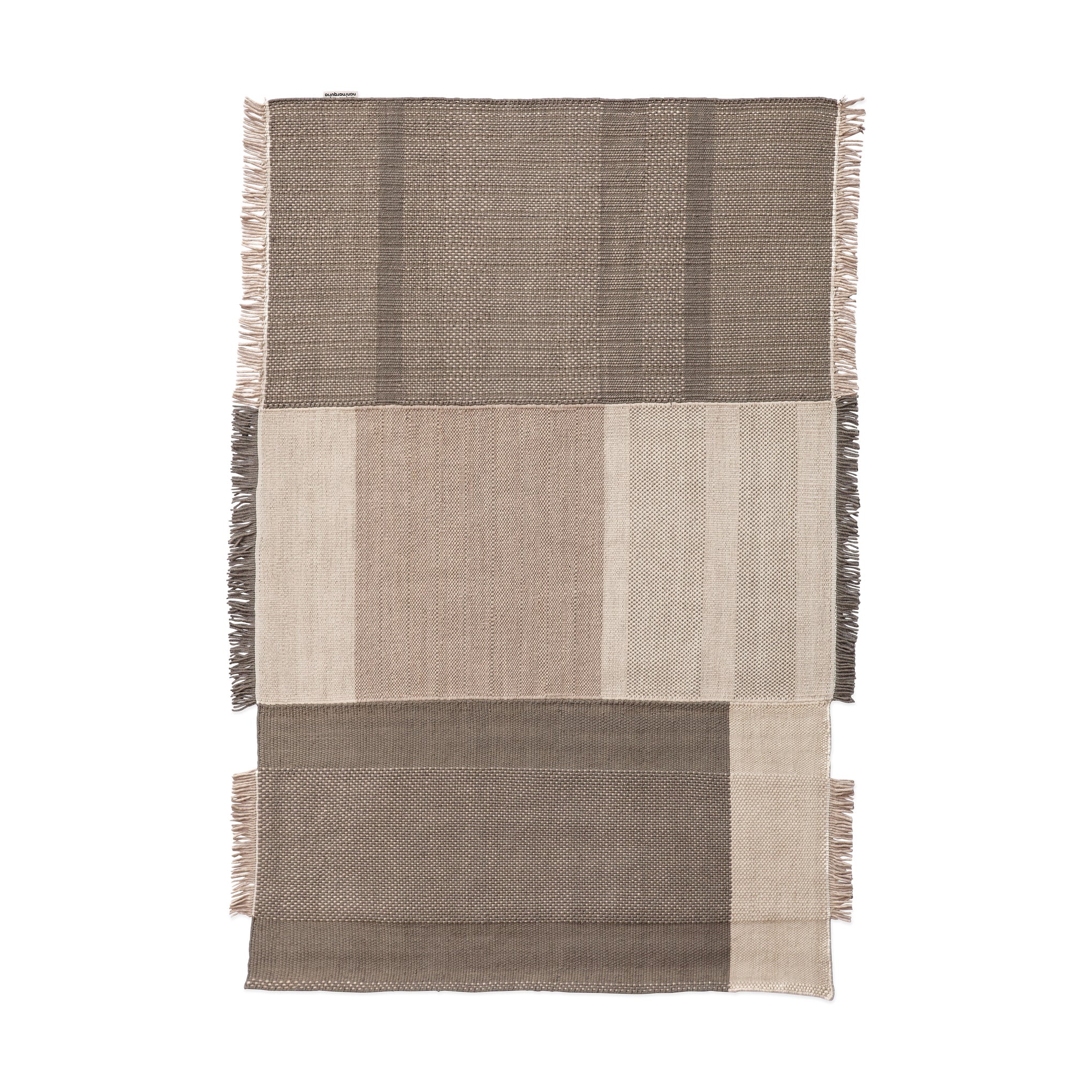 Nanimarquina Tres Handwoven Wool Rug - Pearl