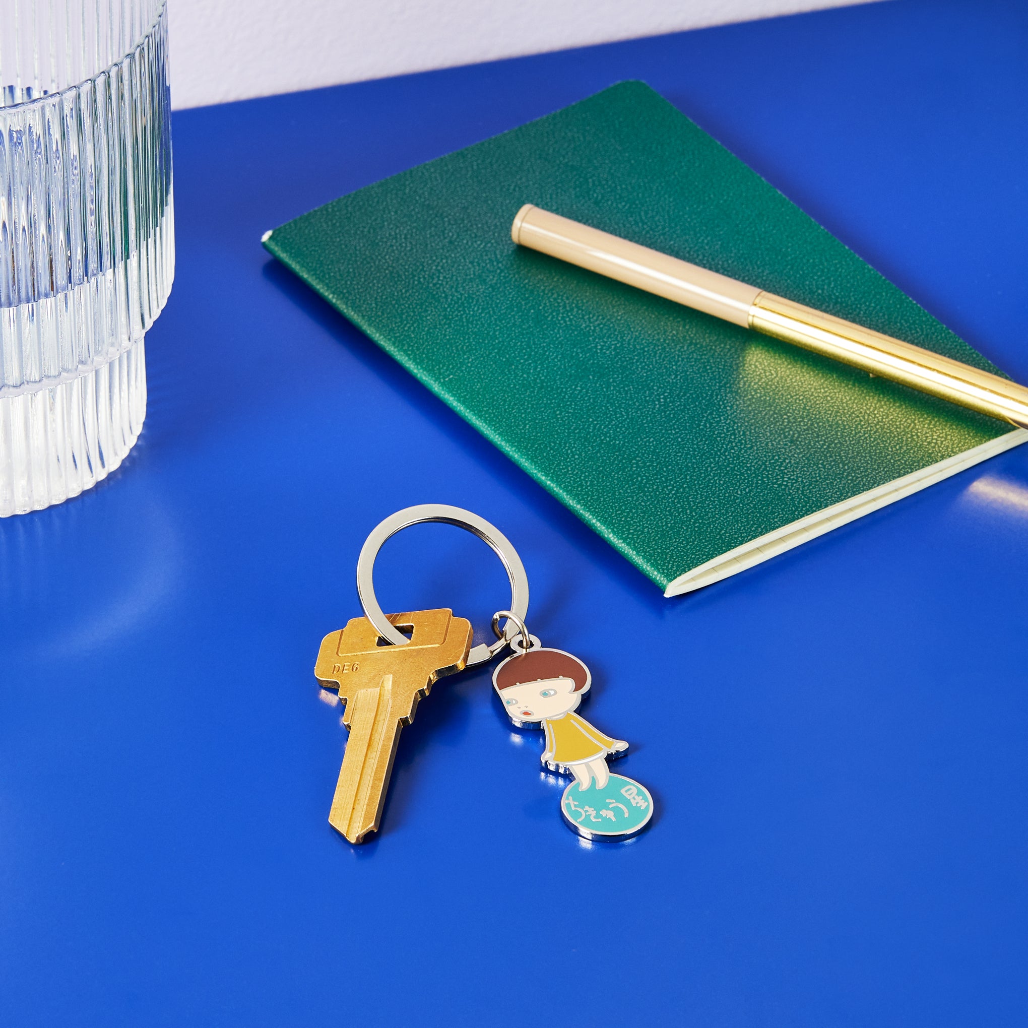 MoMA Yoshitomo Nara Enamel Art Keyring – Brass Keychain