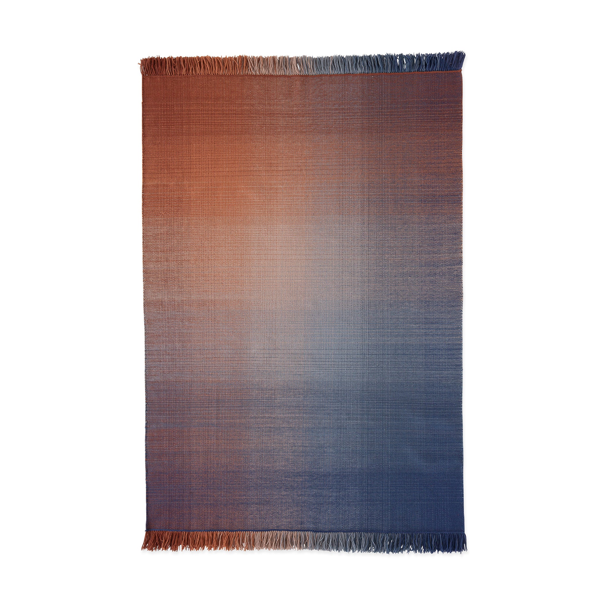 Nanimarquina Handmade Blue Gradient Shade Rug