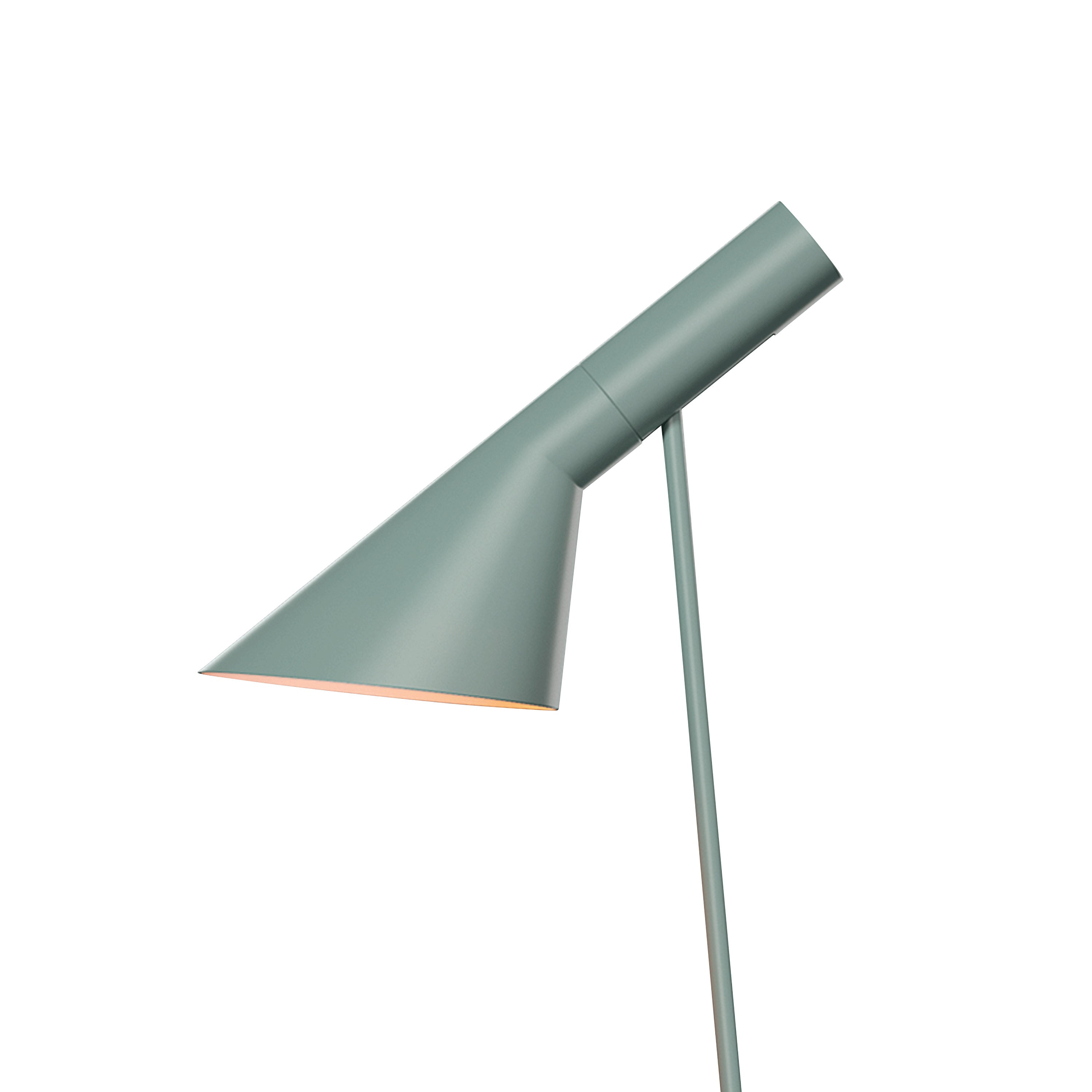 Arne Jacobsen AJ Floor Lamp - Adjustable Reading Light in Pale Petroleum
