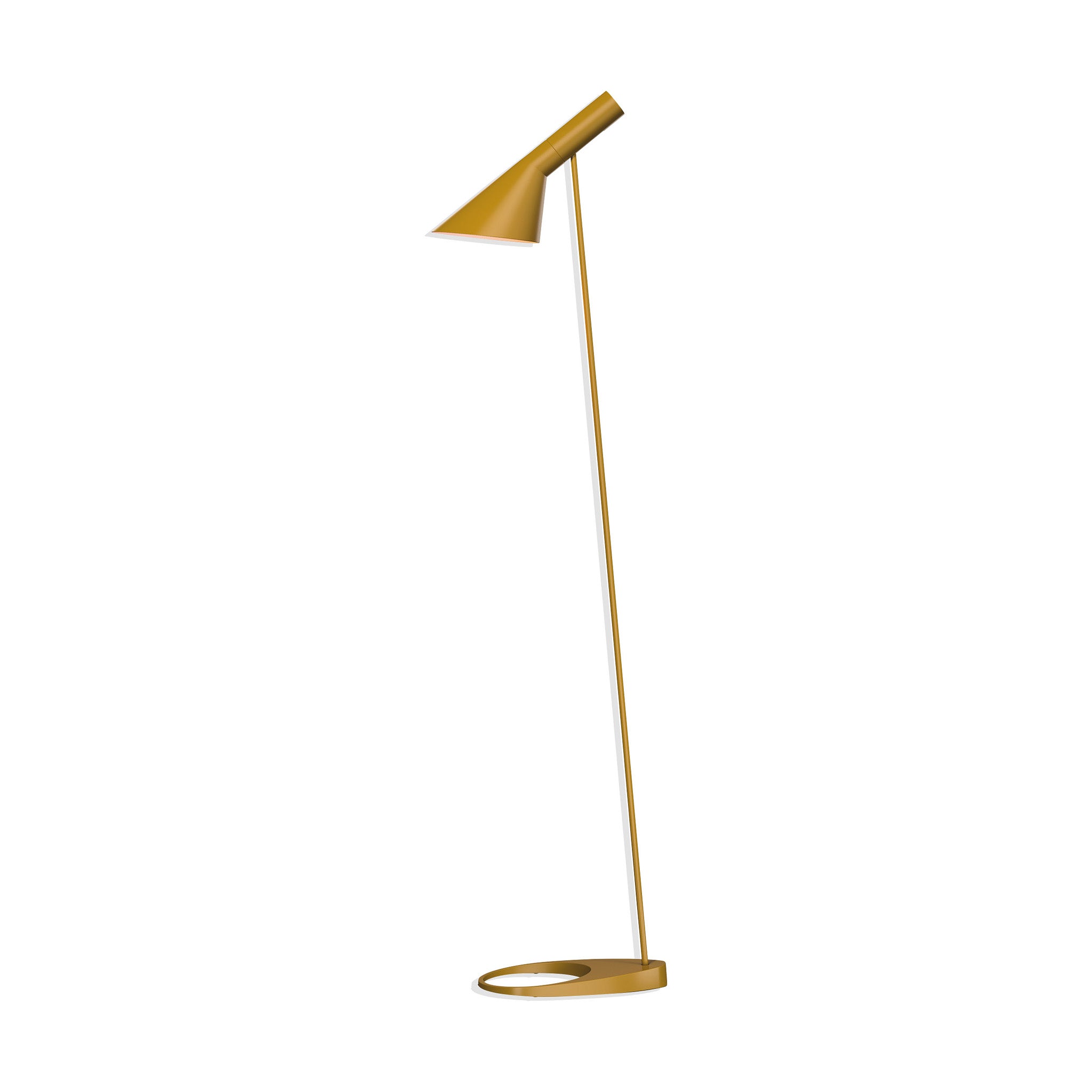 Arne Jacobsen AJ Floor Lamp - Adjustable Reading Light in Pale Petroleum