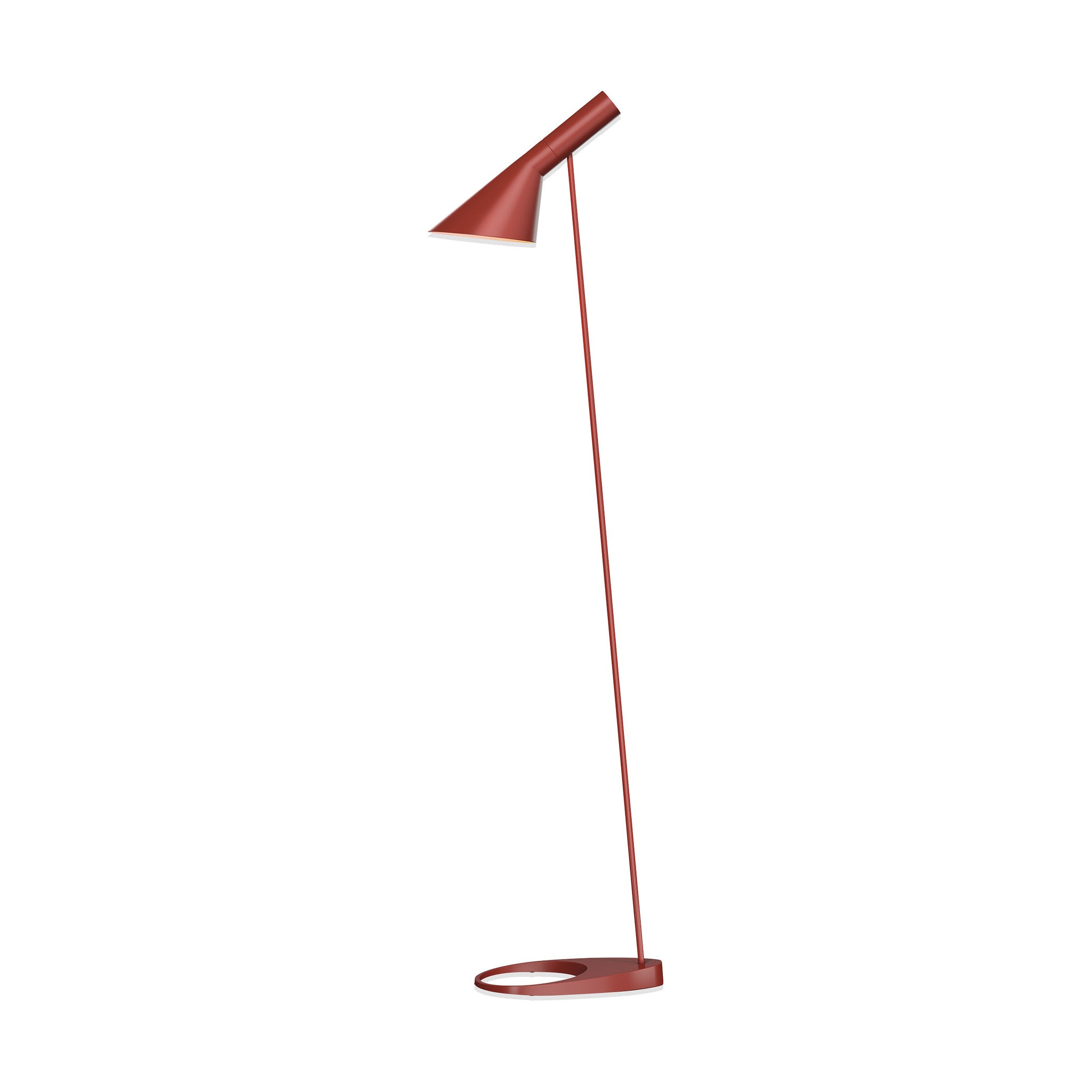 Arne Jacobsen AJ Floor Lamp - Adjustable Reading Light in Pale Petroleum