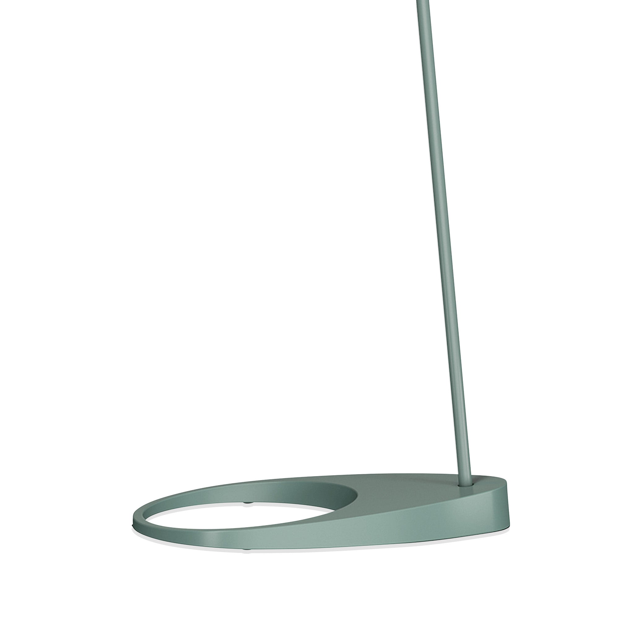 Arne Jacobsen AJ Floor Lamp - Adjustable Reading Light in Pale Petroleum