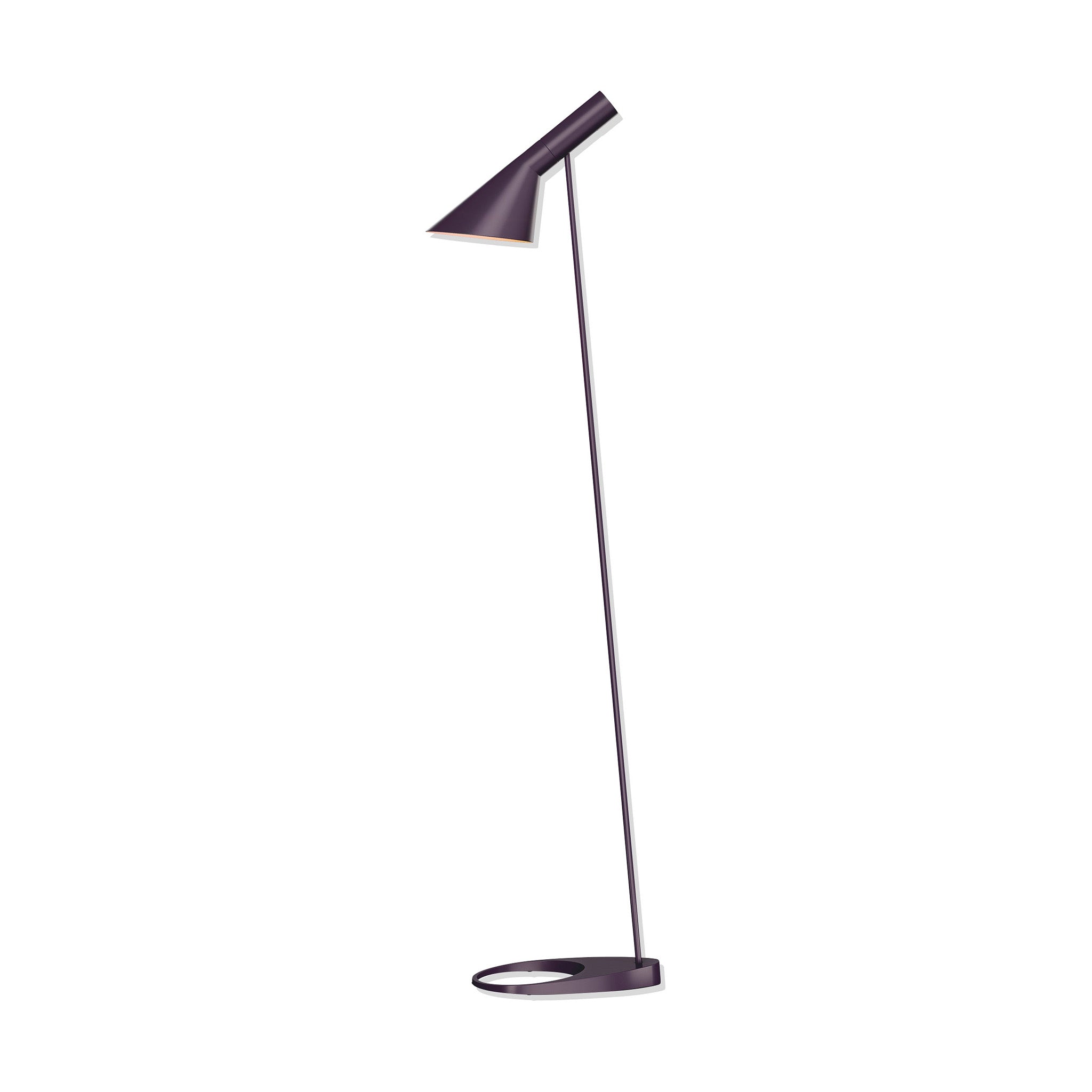 Arne Jacobsen AJ Floor Lamp - Adjustable Reading Light in Pale Petroleum