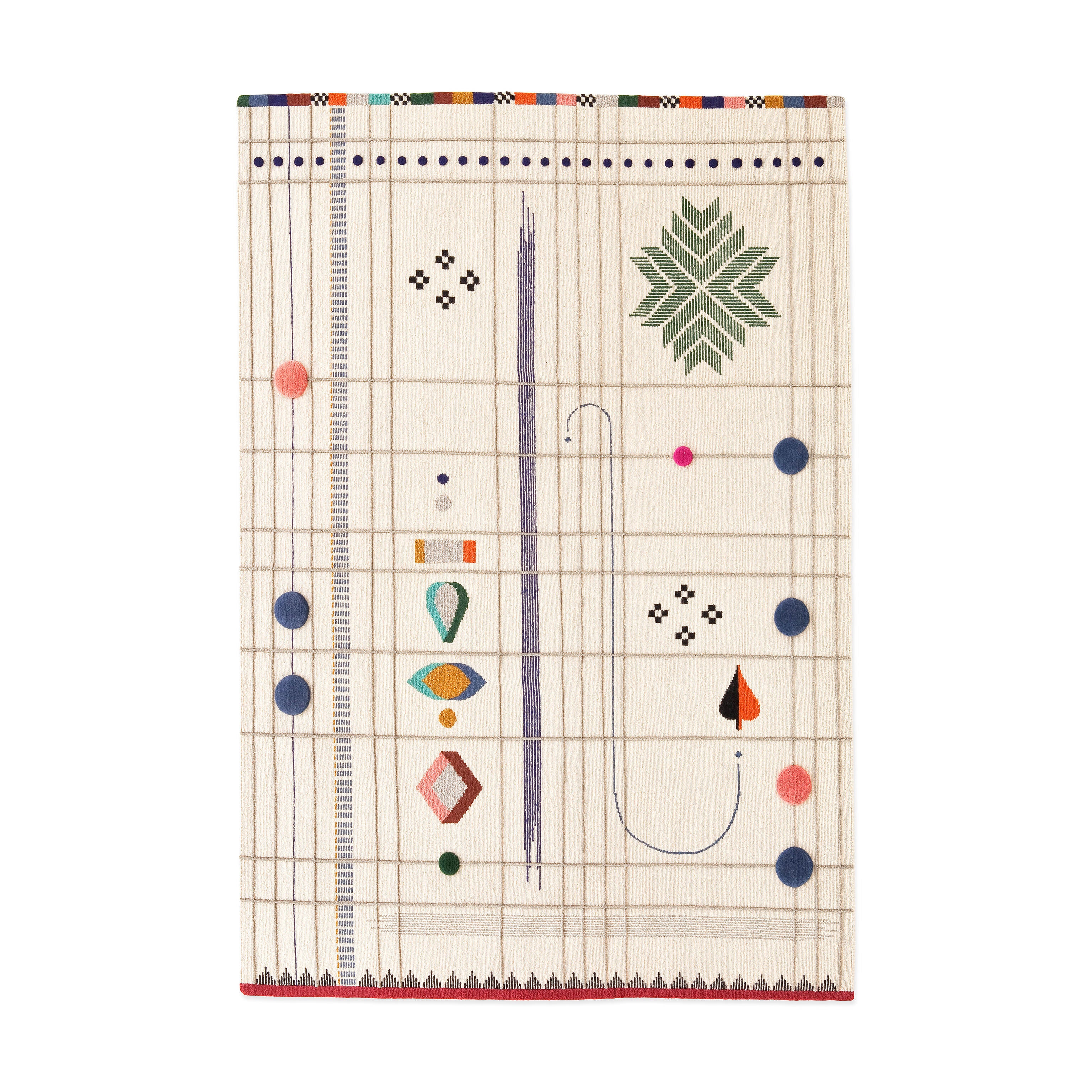 Nanimarquina Rabari Hand-Knotted Wool Rug 5'7"x7'10"