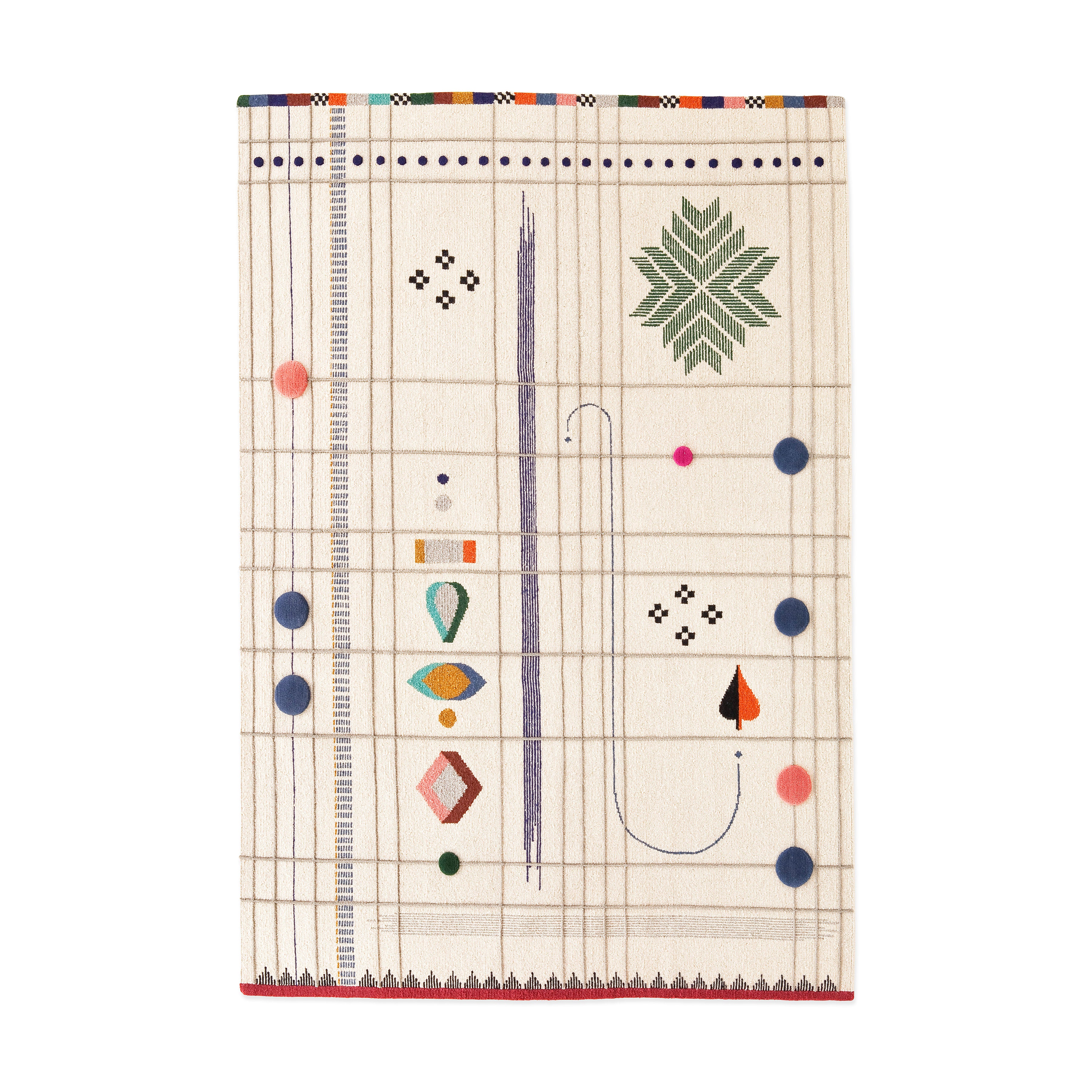 Nanimarquina Rabari Hand-Knotted Wool Rug 5'7"x7'10"