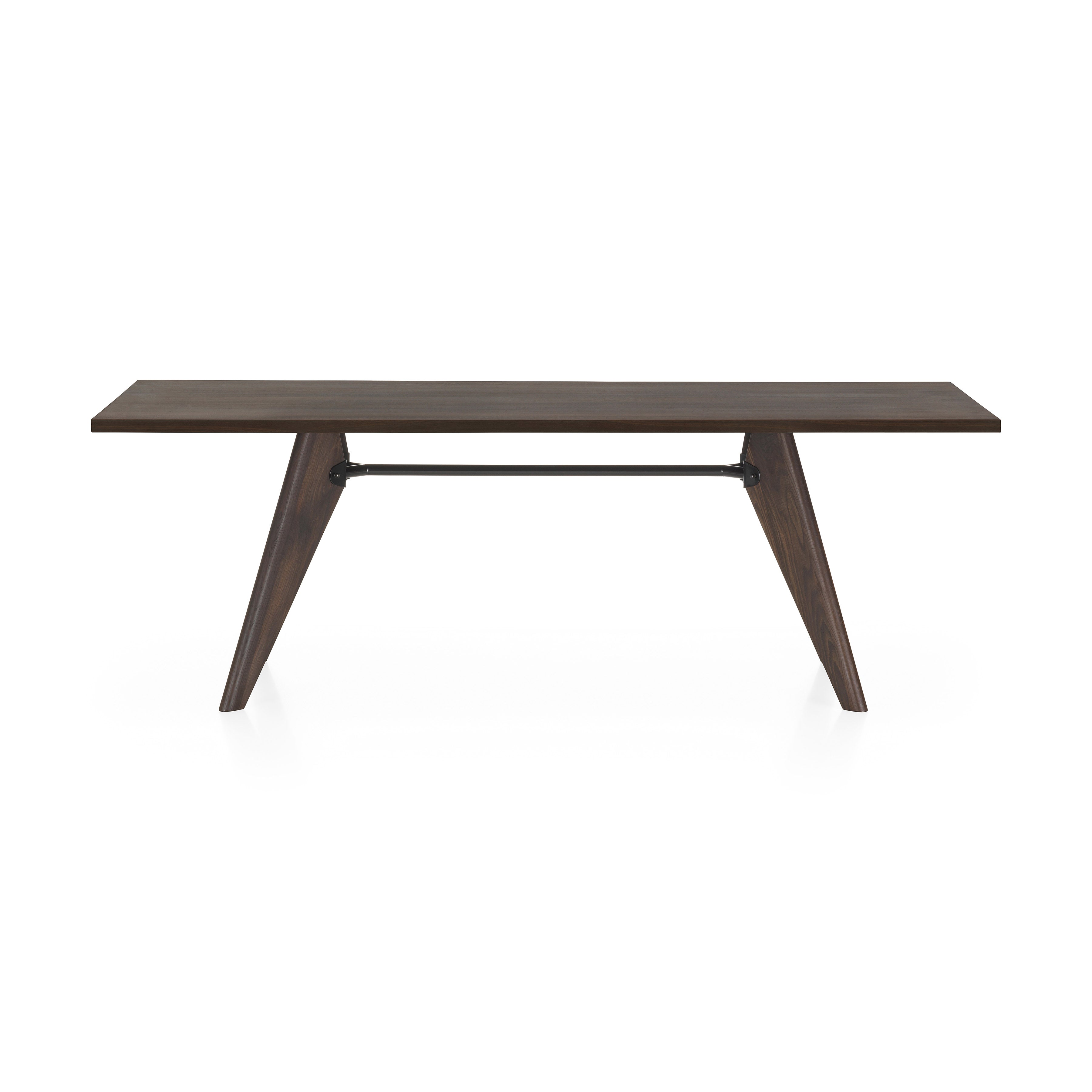 Vitra Solvay Oak Dining Table - Industrial Modern Design
