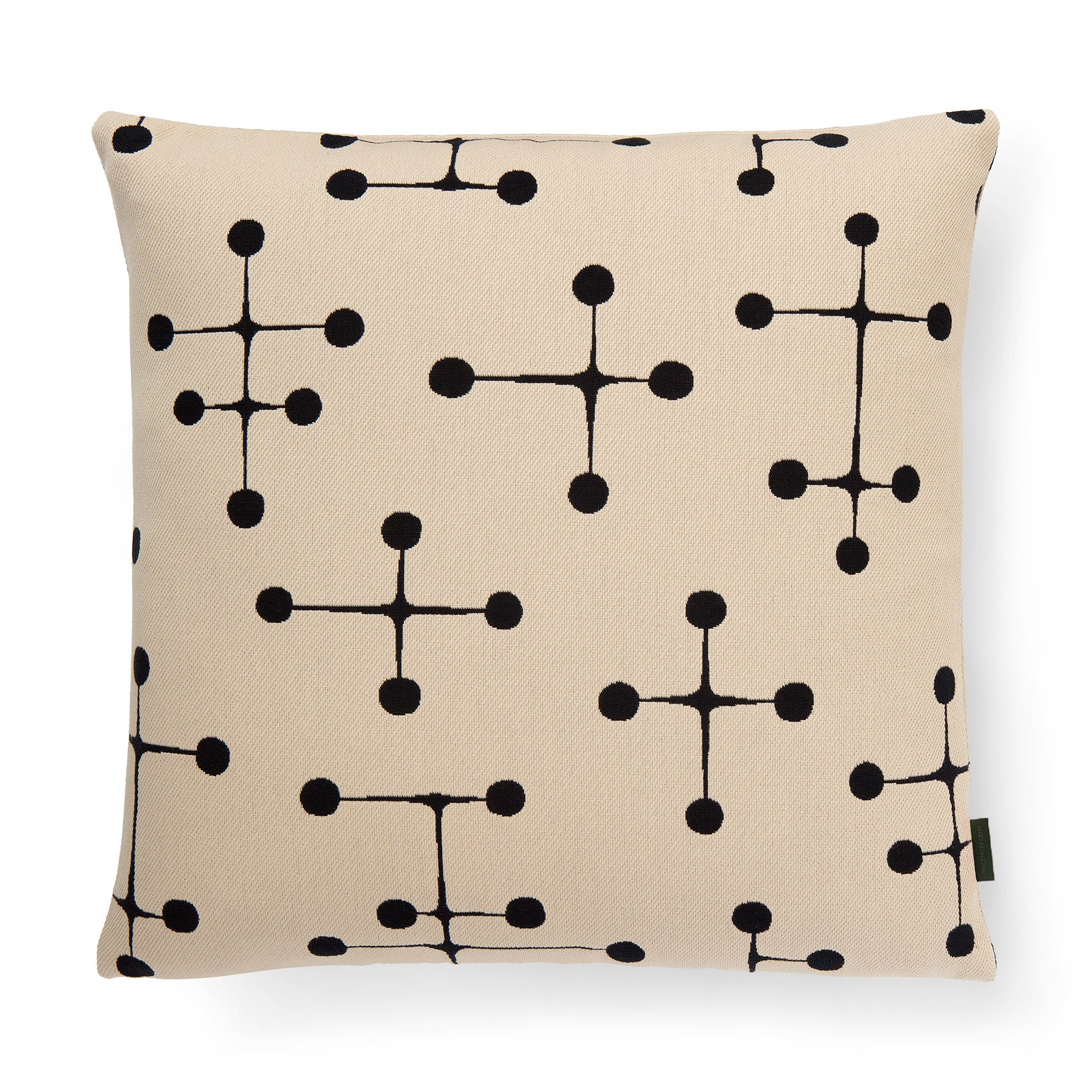 Maharam Dot Pattern Decorative Pillow - Modern Woven Design, 17x17 Inches