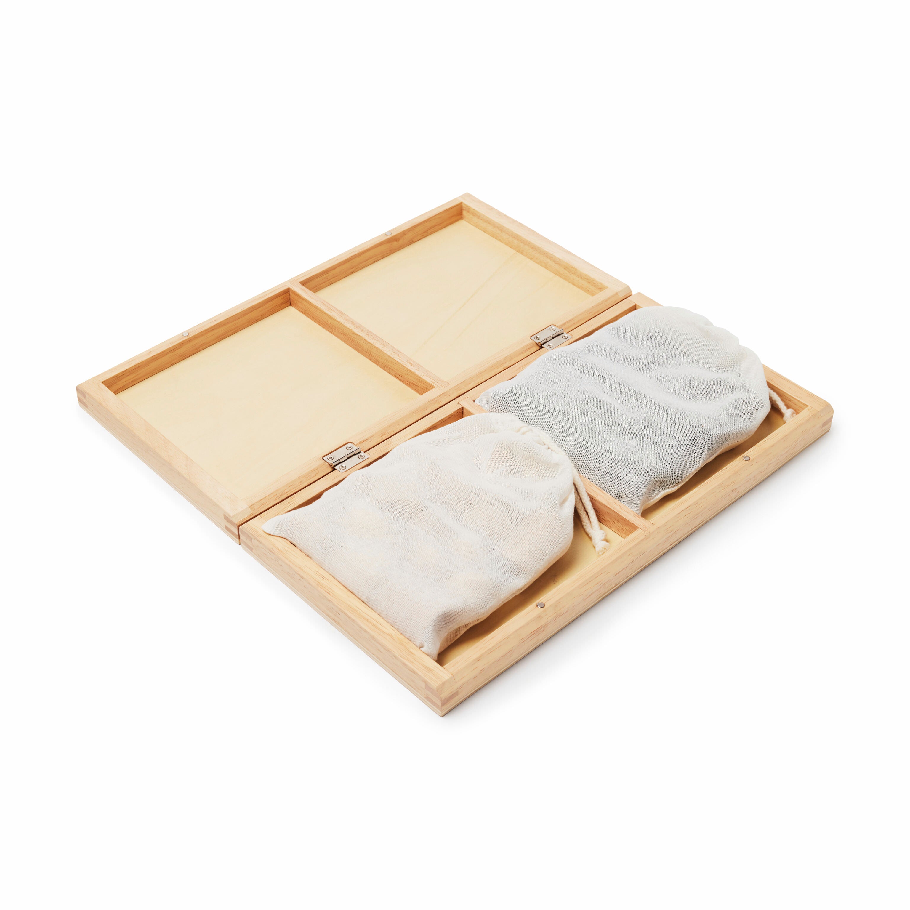 Panisa Minimalist Wooden Chess Set with Magnetic Storage Board