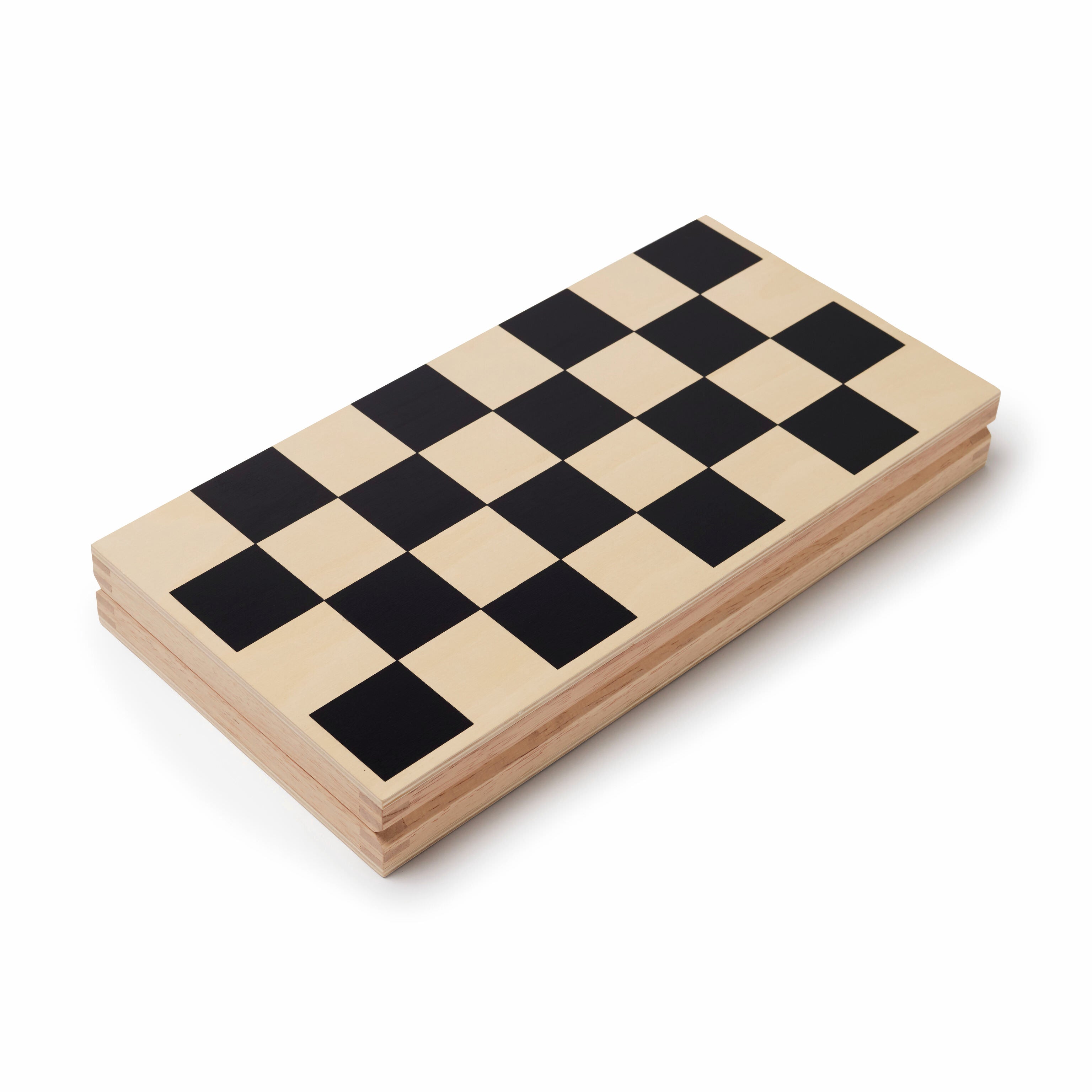 Panisa Minimalist Wooden Chess Set with Magnetic Storage Board
