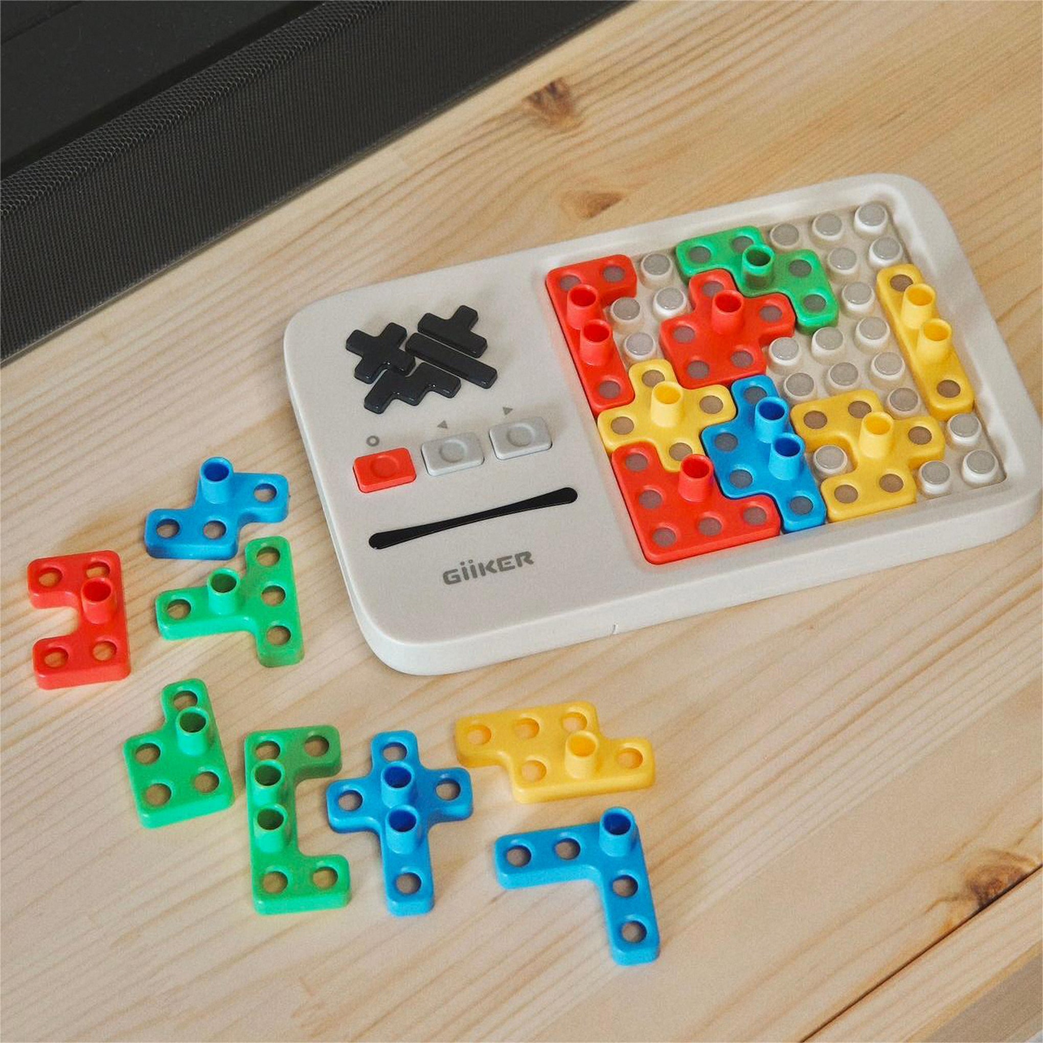 Giiker Super Blocks LED Puzzle Game - 1000+ Brain Teasers for Kids & Adults