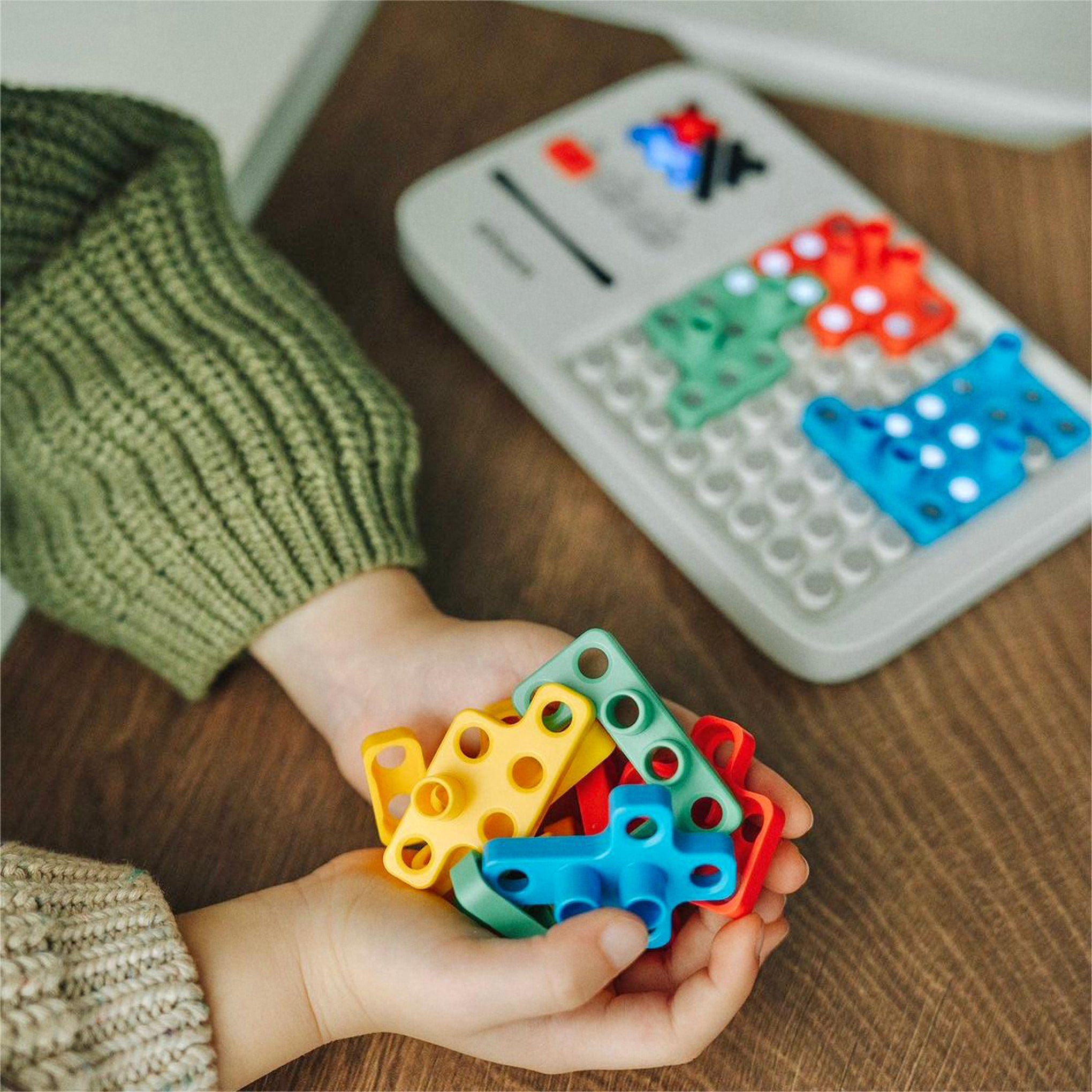 Giiker Super Blocks LED Puzzle Game - 1000+ Brain Teasers for Kids & Adults