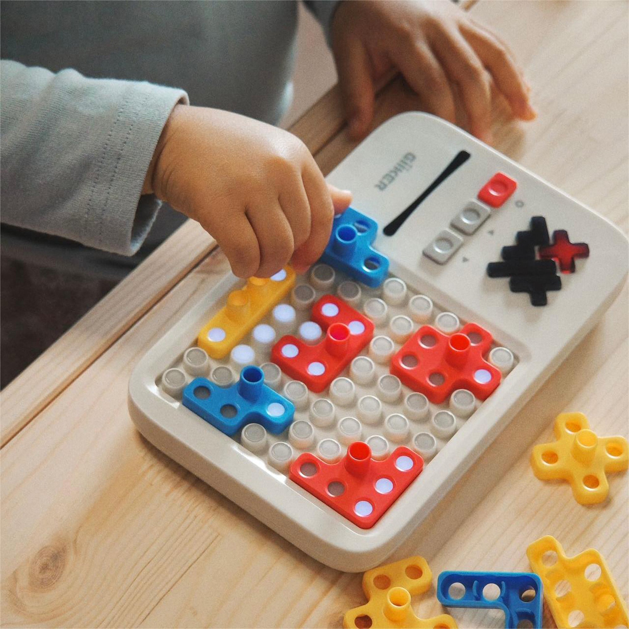 Giiker Super Blocks LED Puzzle Game - 1000+ Brain Teasers for Kids & Adults