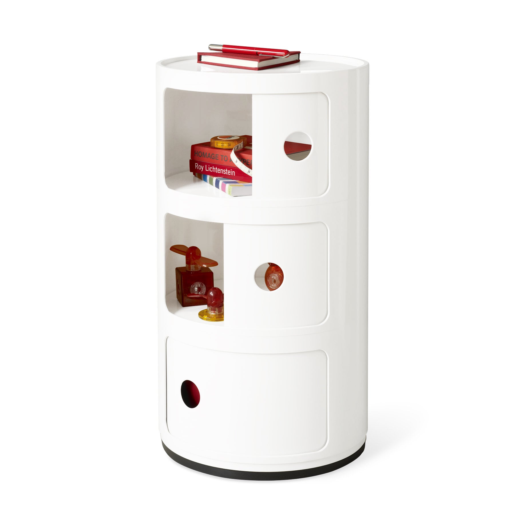 Kartell Componibili 3-Tier Modular Storage Unit - White
