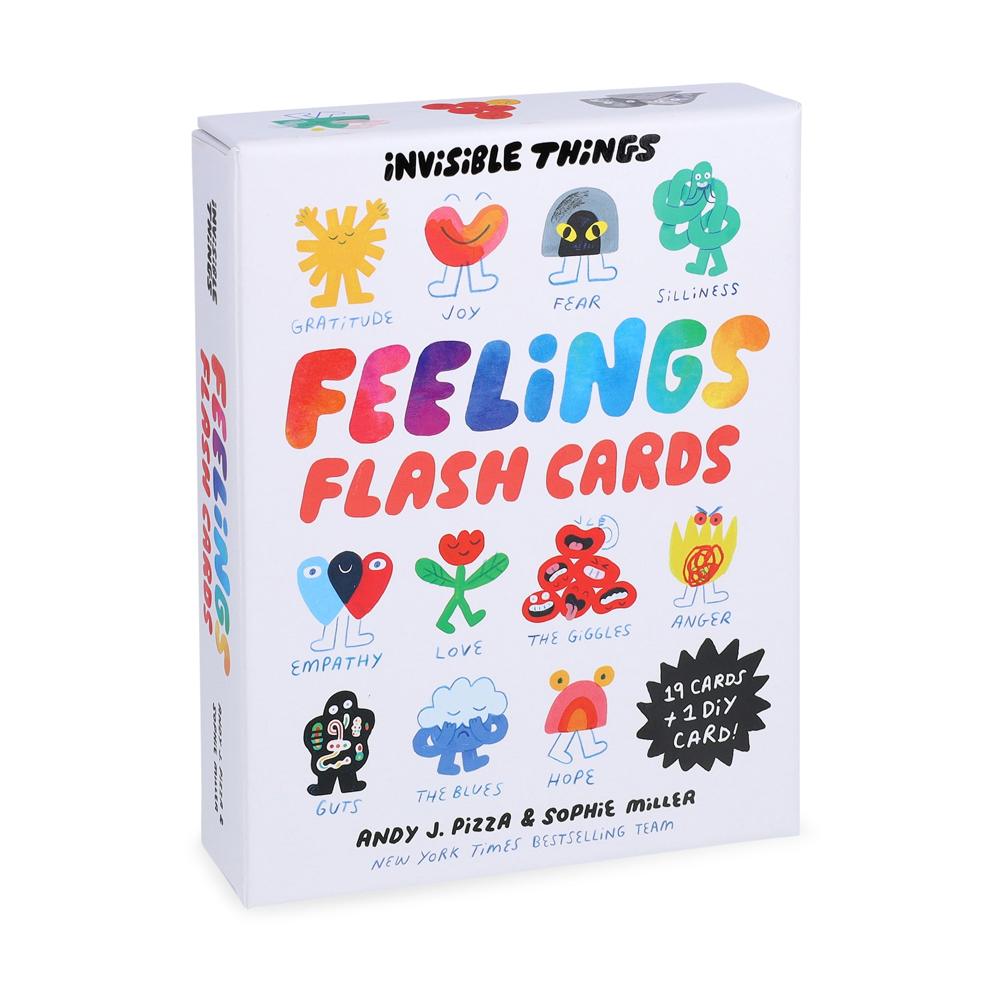 Invisible Things Feelings Flashcards for Kids - Emotional Learning Cards