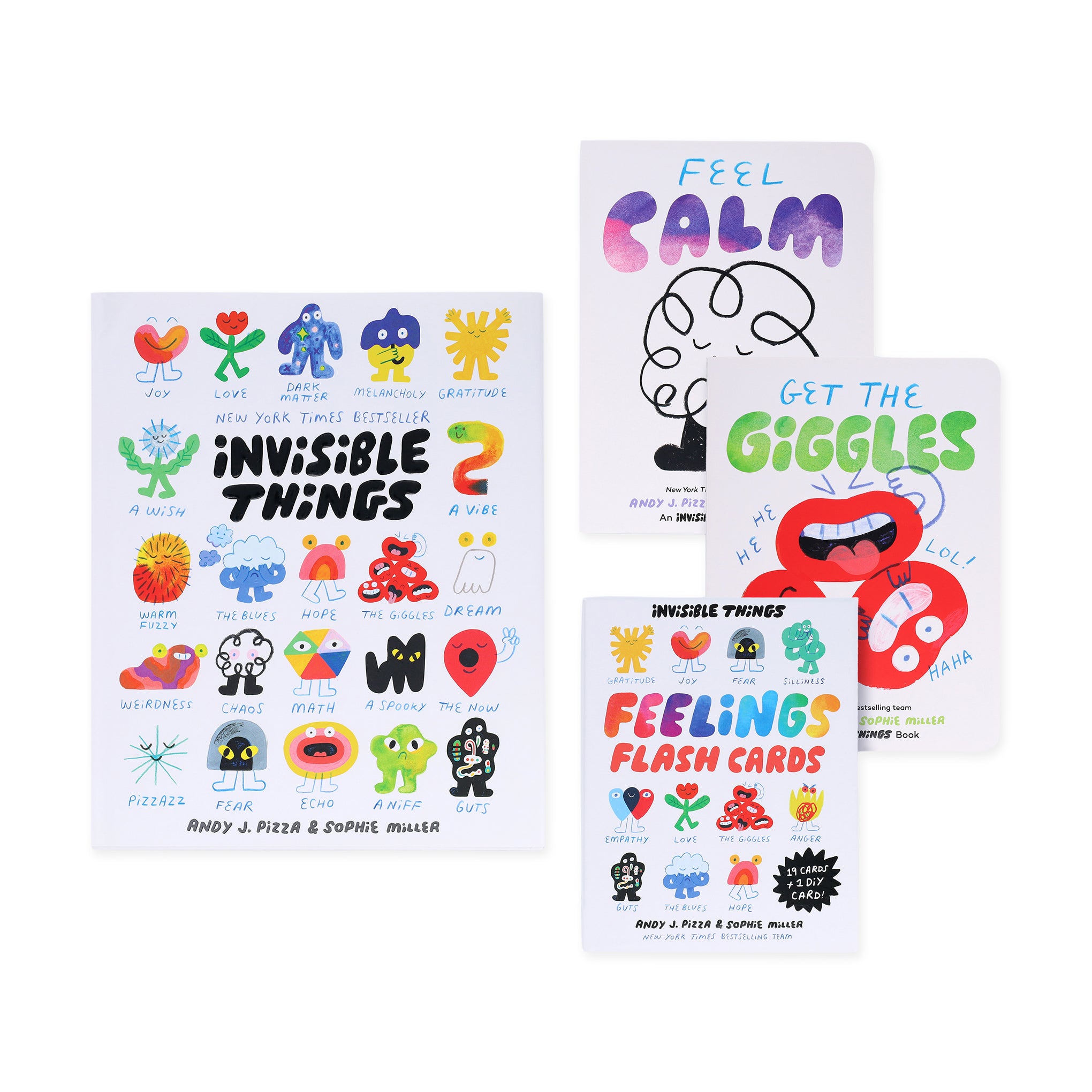 Invisible Things Feelings Flashcards for Kids - Emotional Learning Cards
